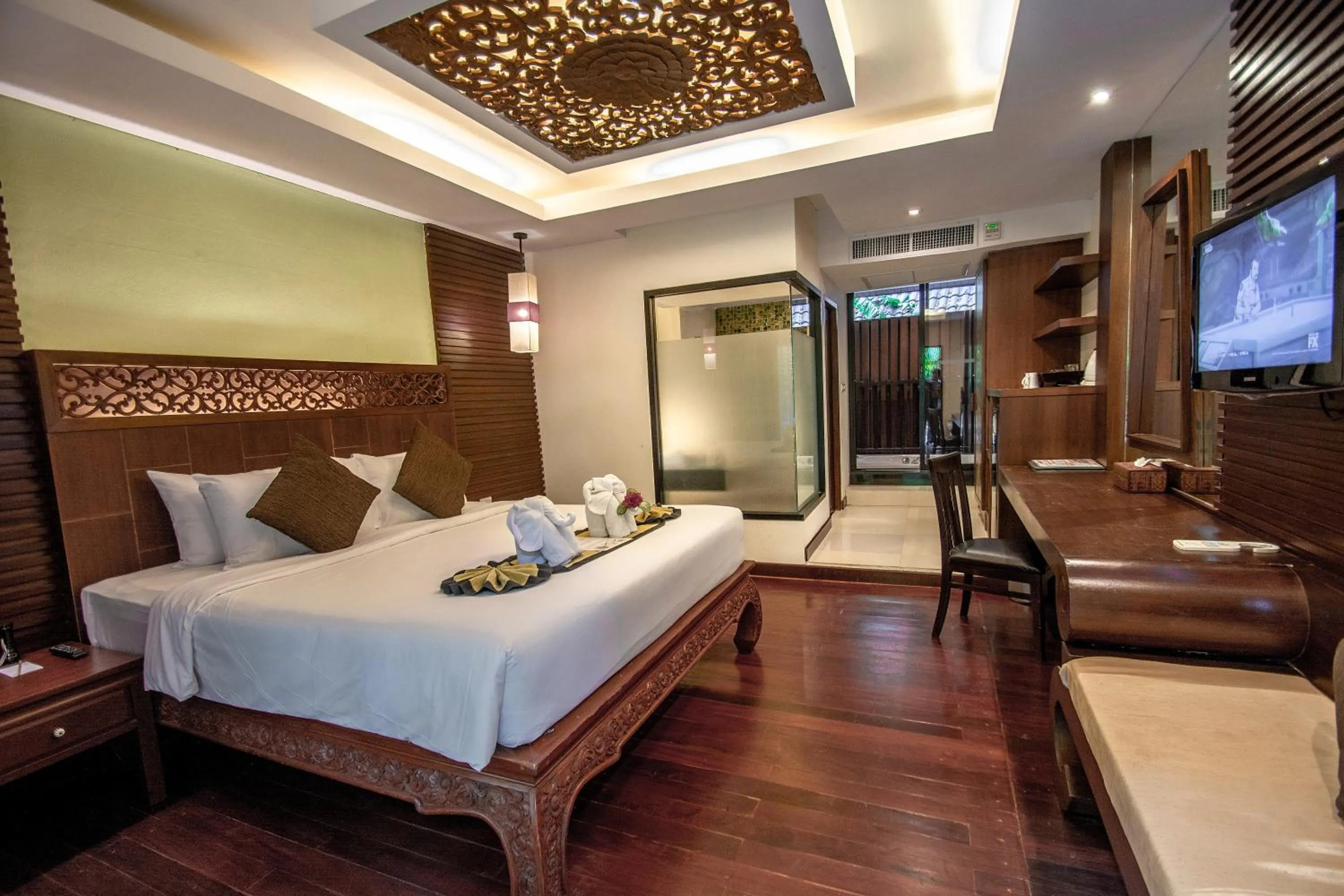 Photo of the whole room, Bed in Peach Hill Resort - SHA Extra Plus