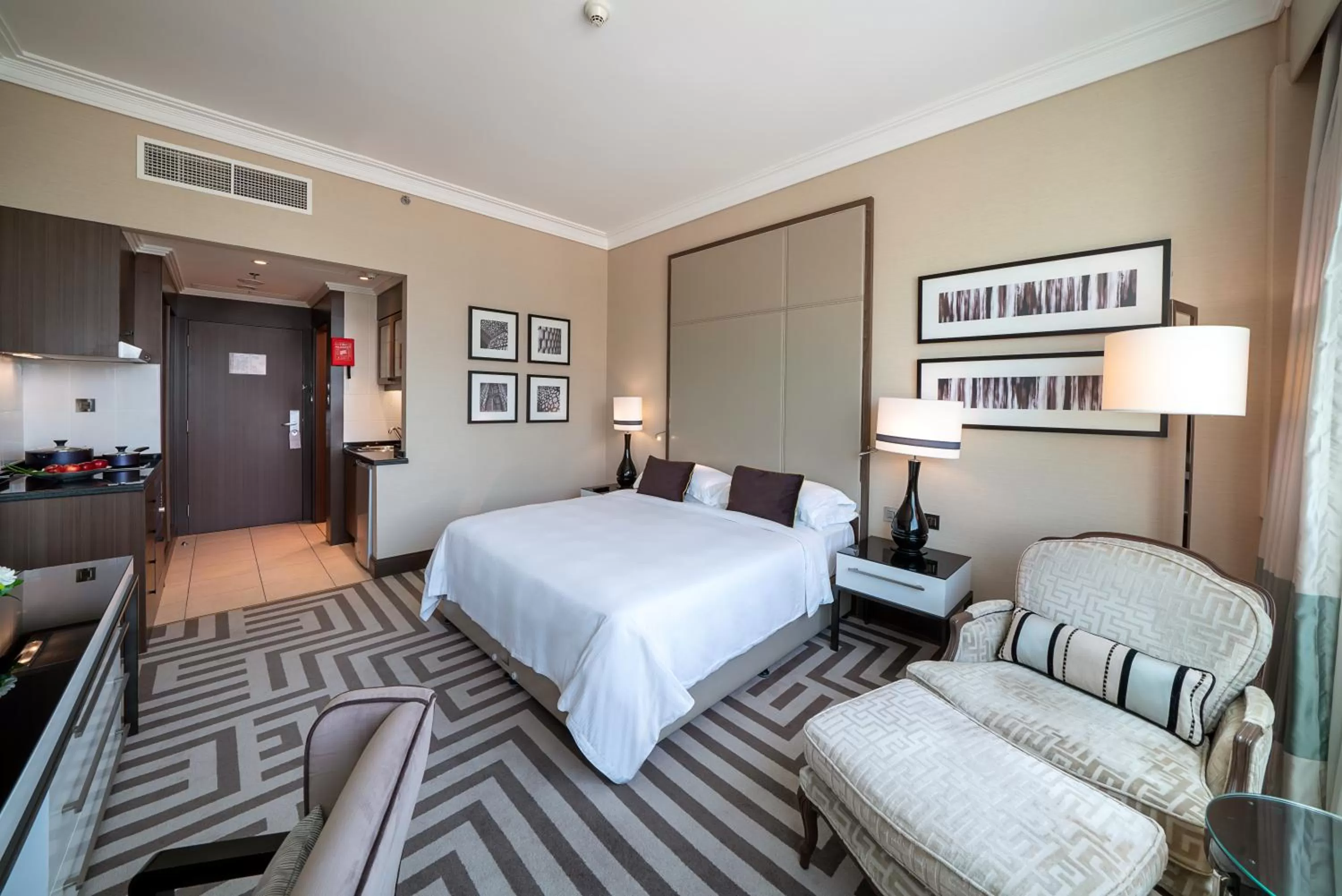 Bed in Al Maha Arjaan by Rotana