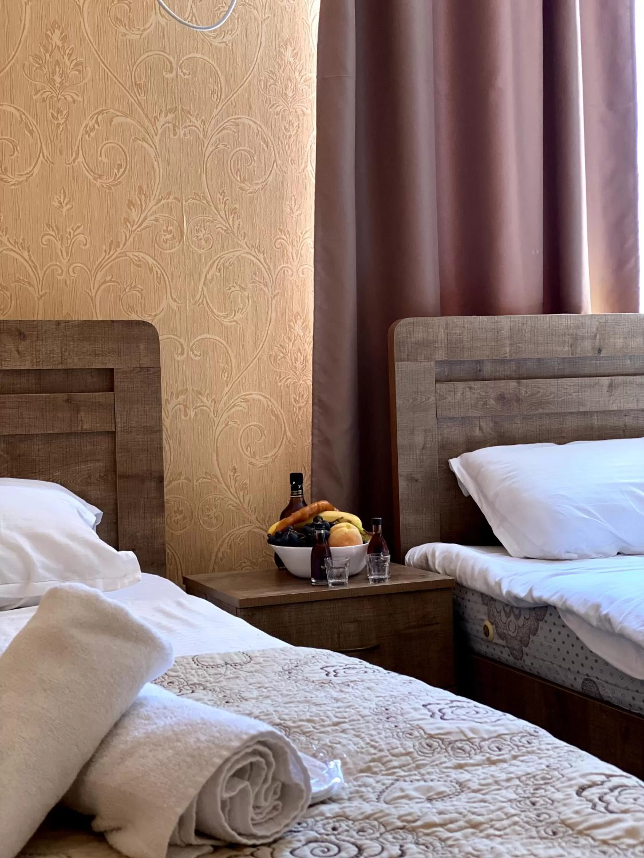 Bed in Hotel Shalimar