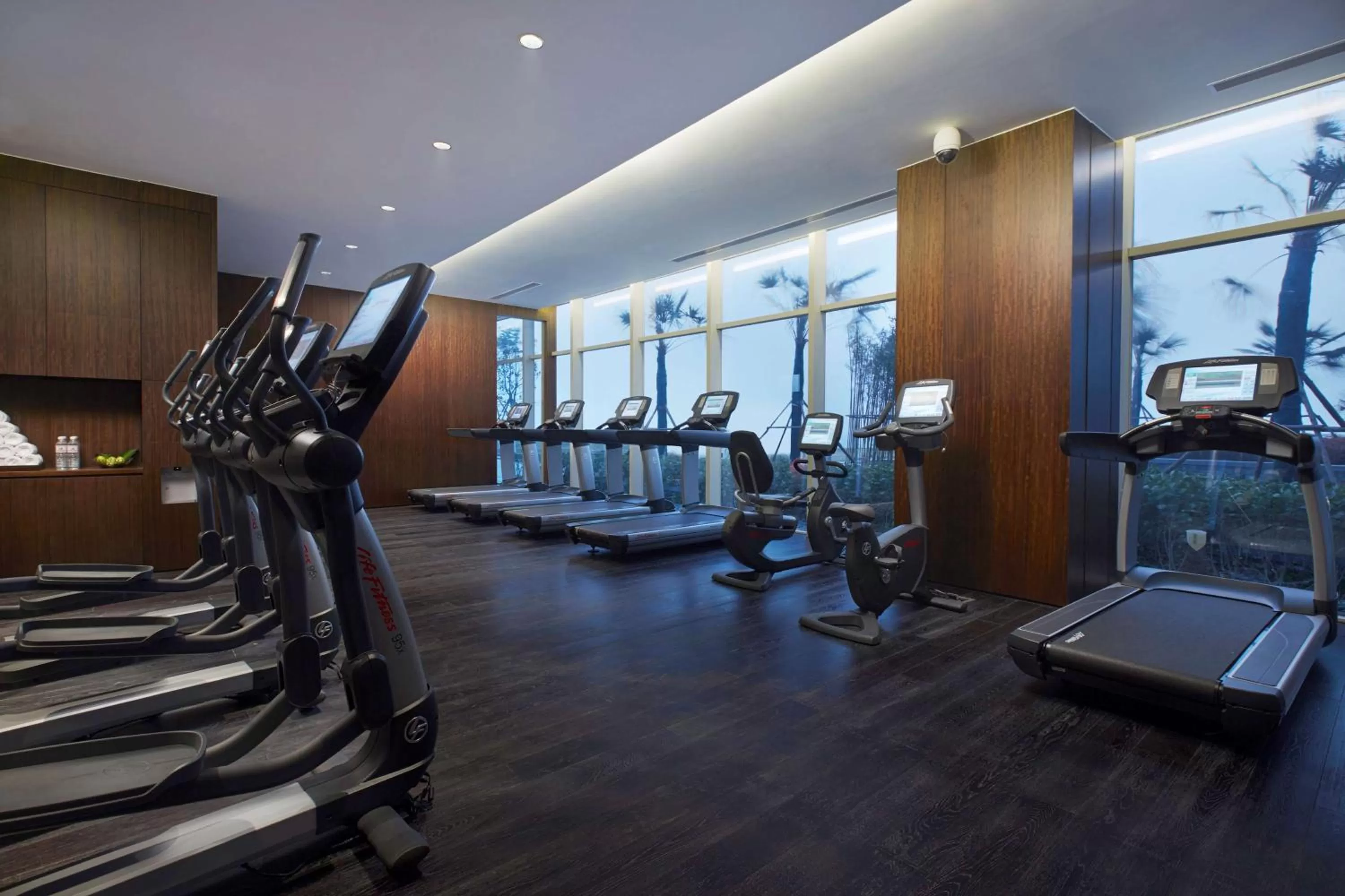 Fitness centre/facilities in Hyatt Regency Qingdao - Stone old beach - Exhibition Center