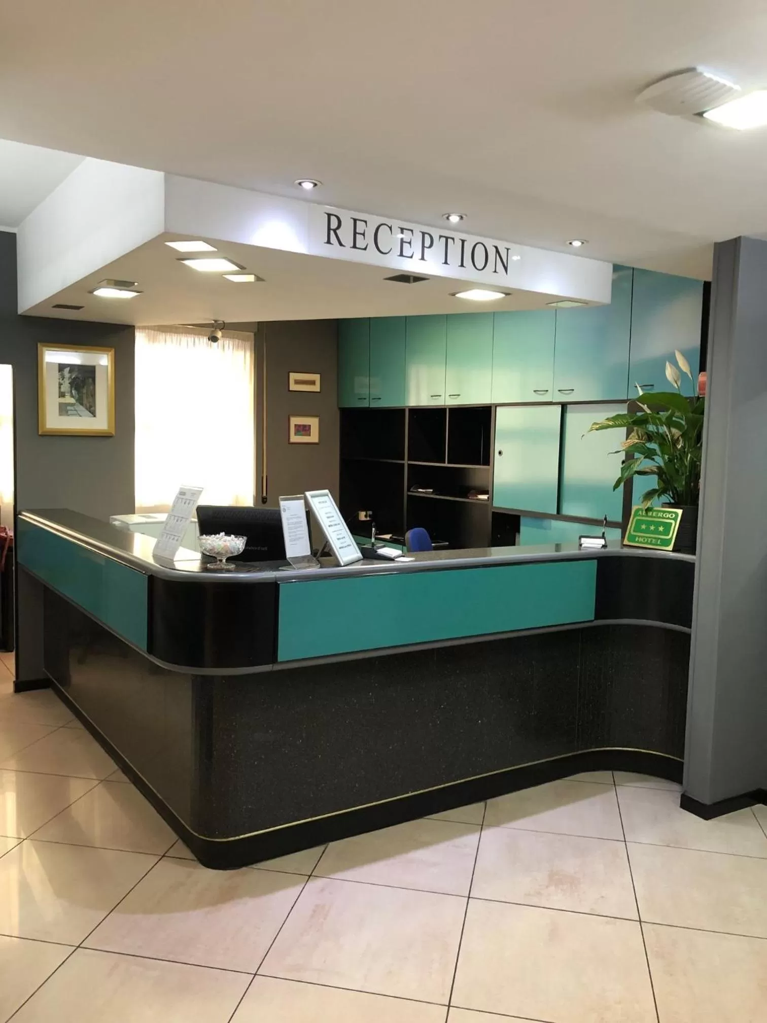 Lobby or reception in Hotel Berlino