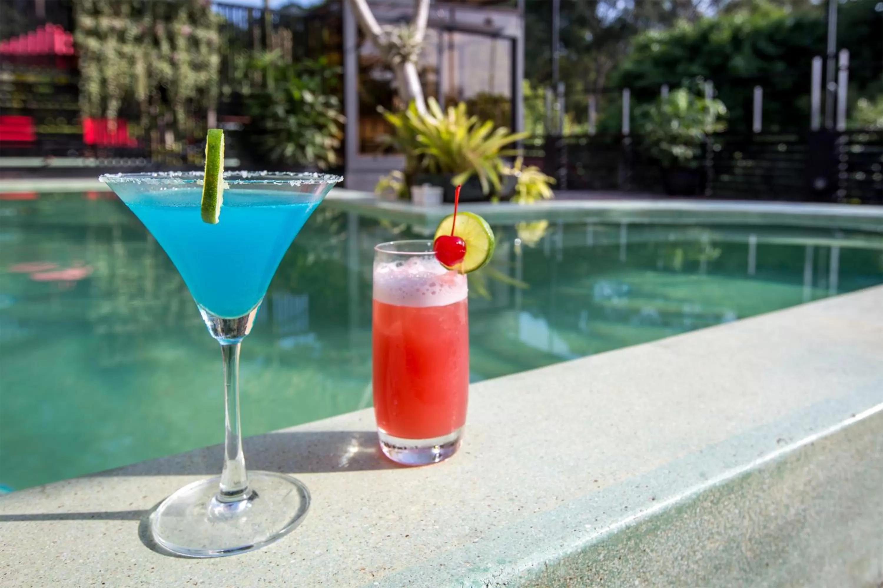 Pool view in De Sarann Villa