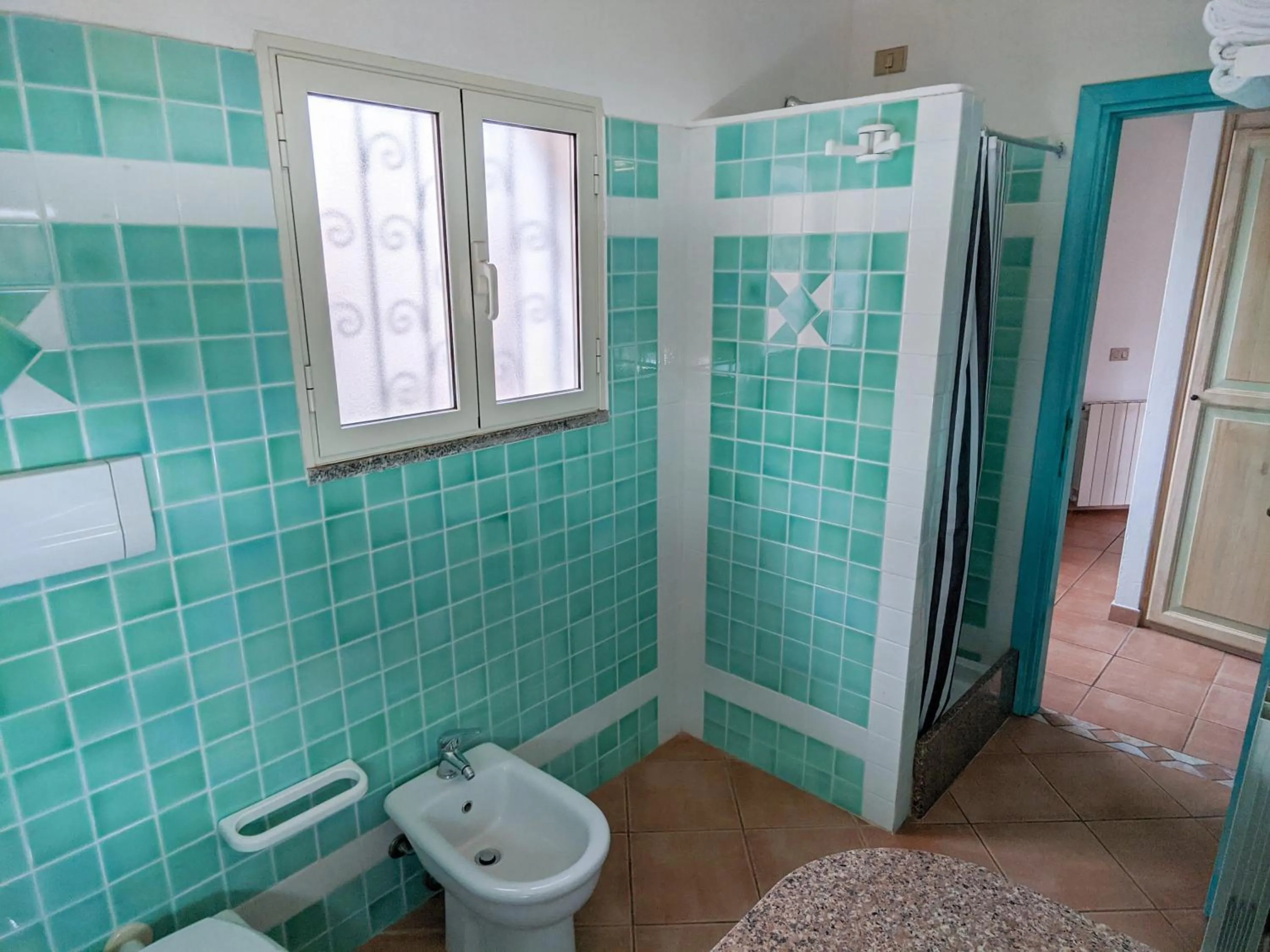 Bathroom in Residence Hotel Lu Nibareddu