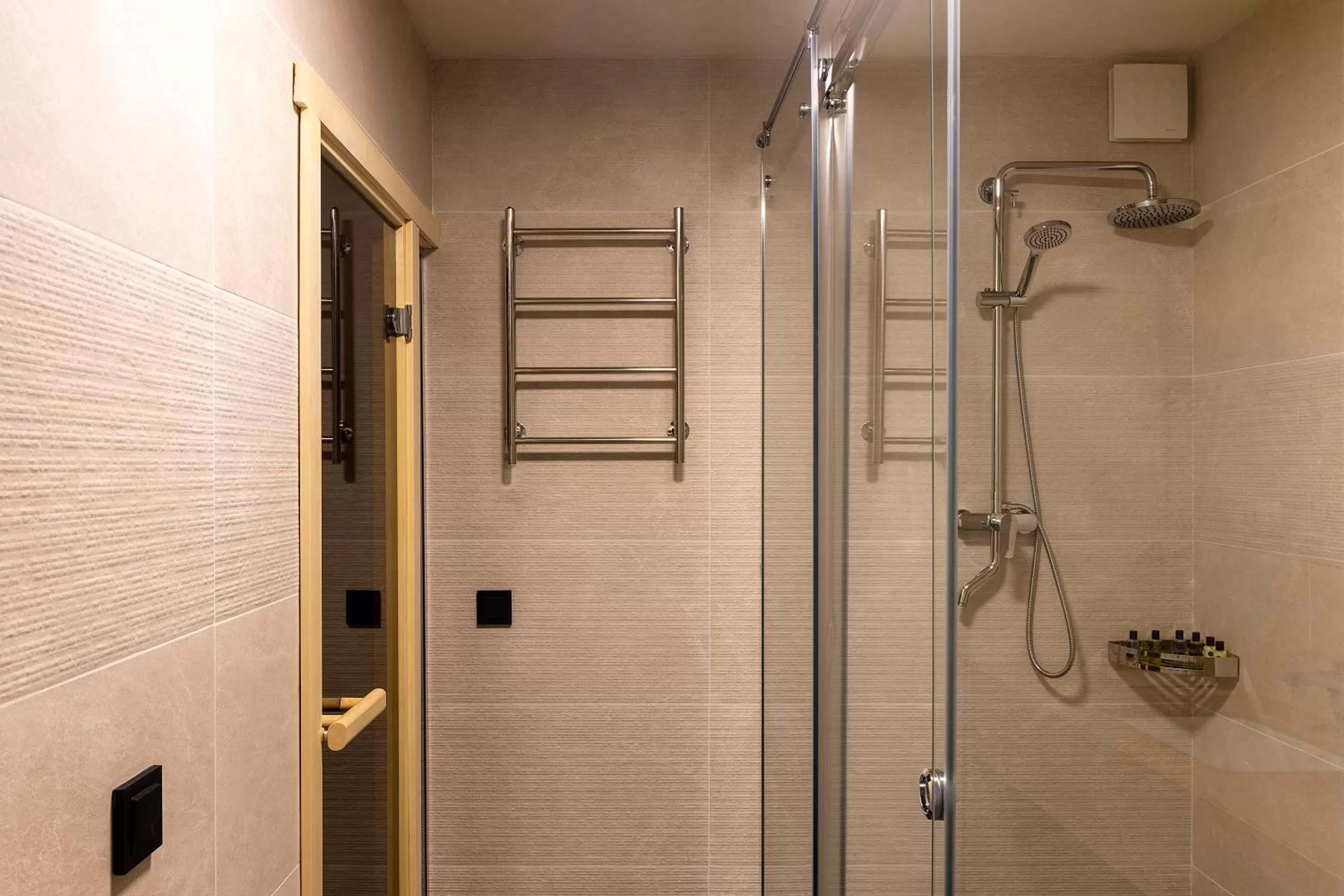 Shower in Qazaq Auyl Eco Hotel