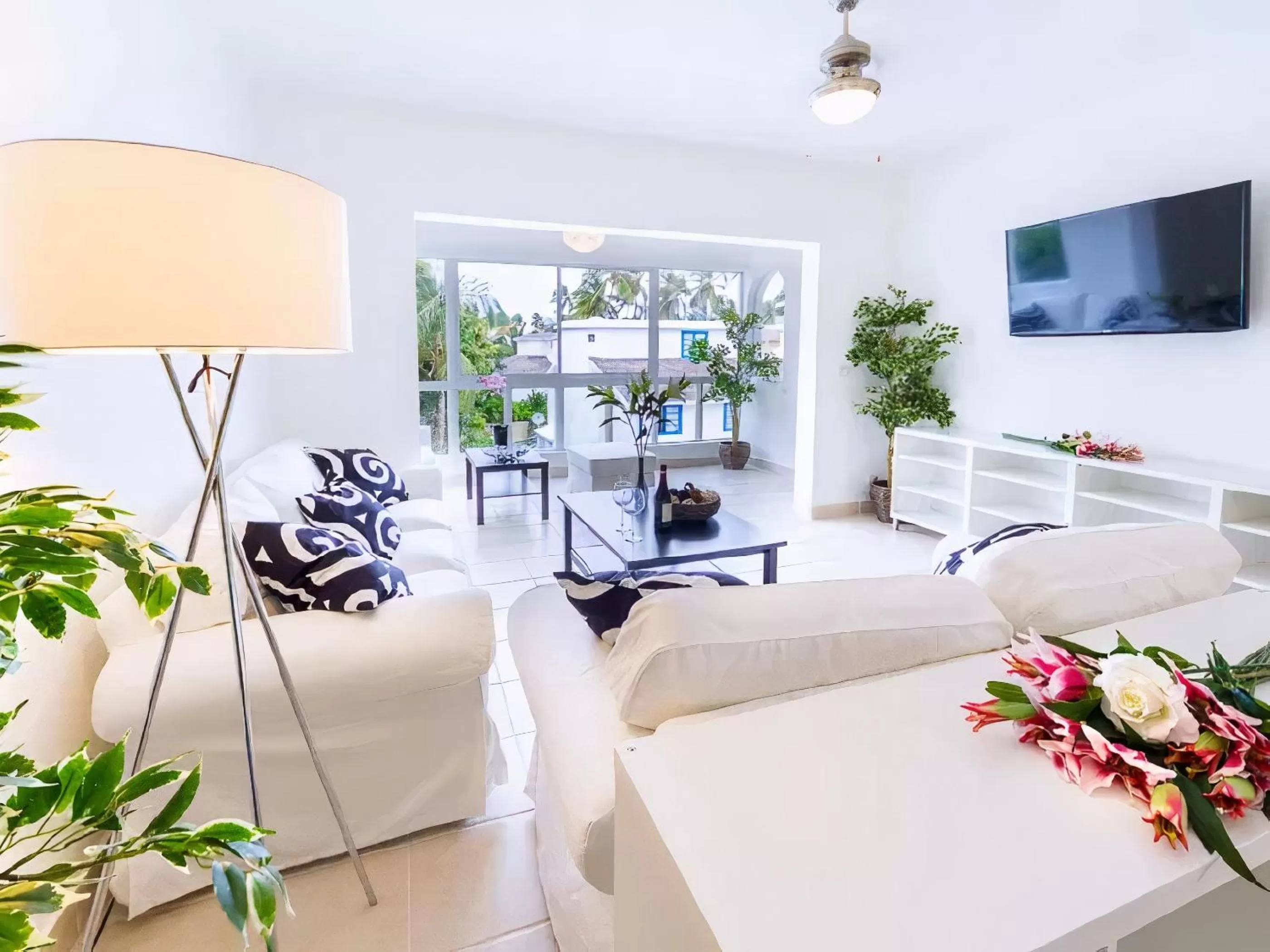 TV and multimedia in Flor del Mar Condo Punta Cana Beachfront