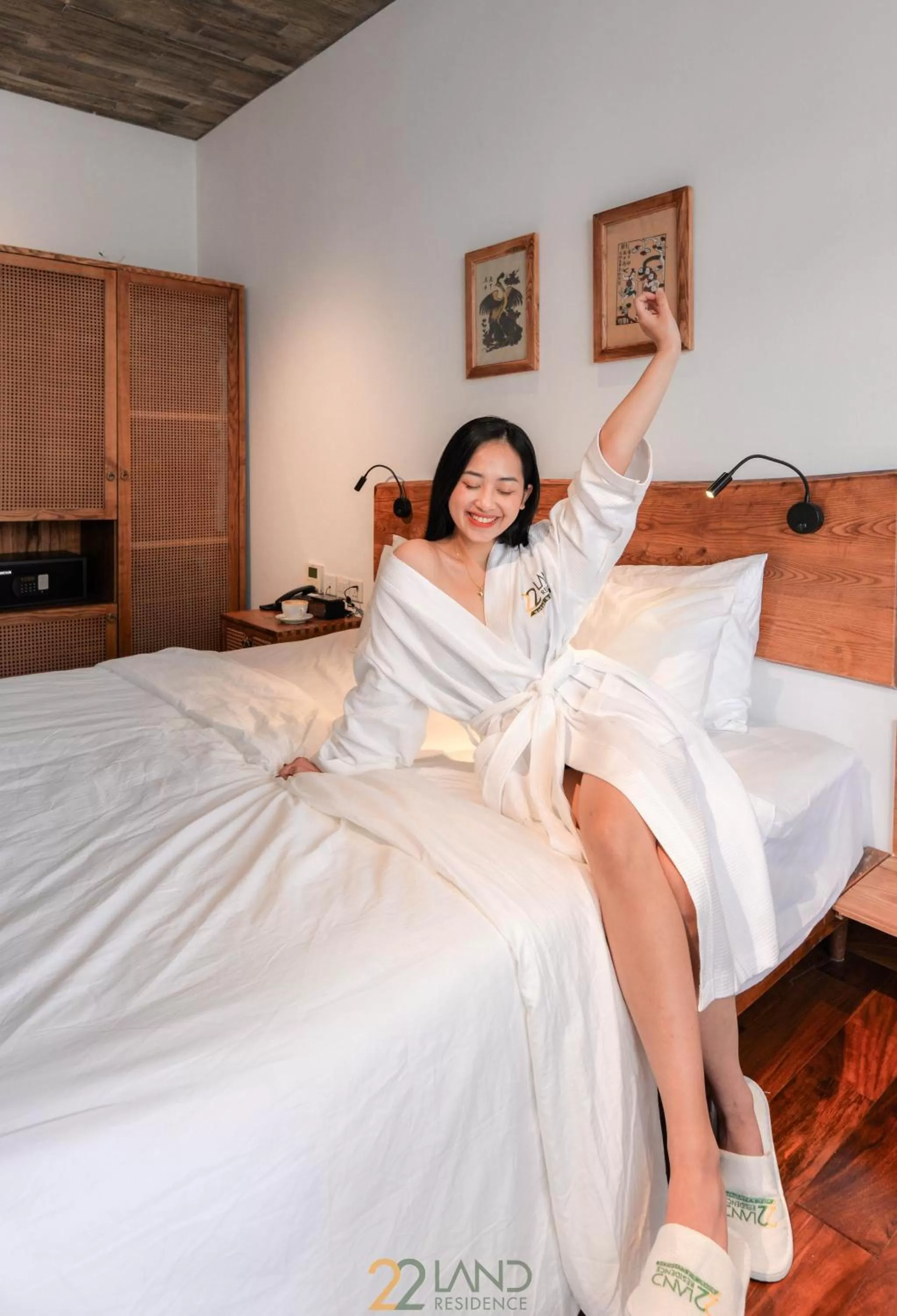 Bed in 22Land Hotel & Residence