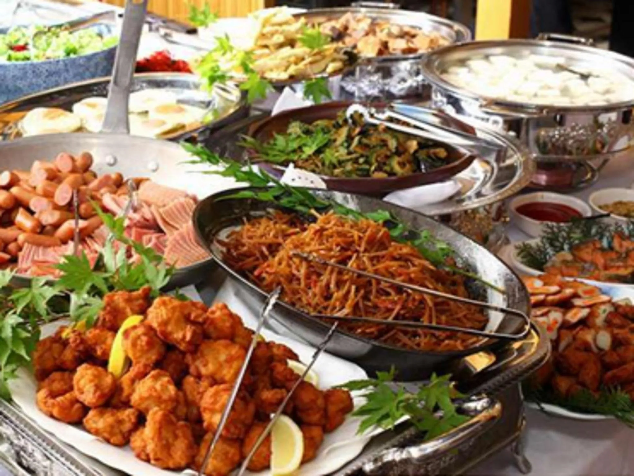 Buffet breakfast in Hotel Lexton Kagoshima