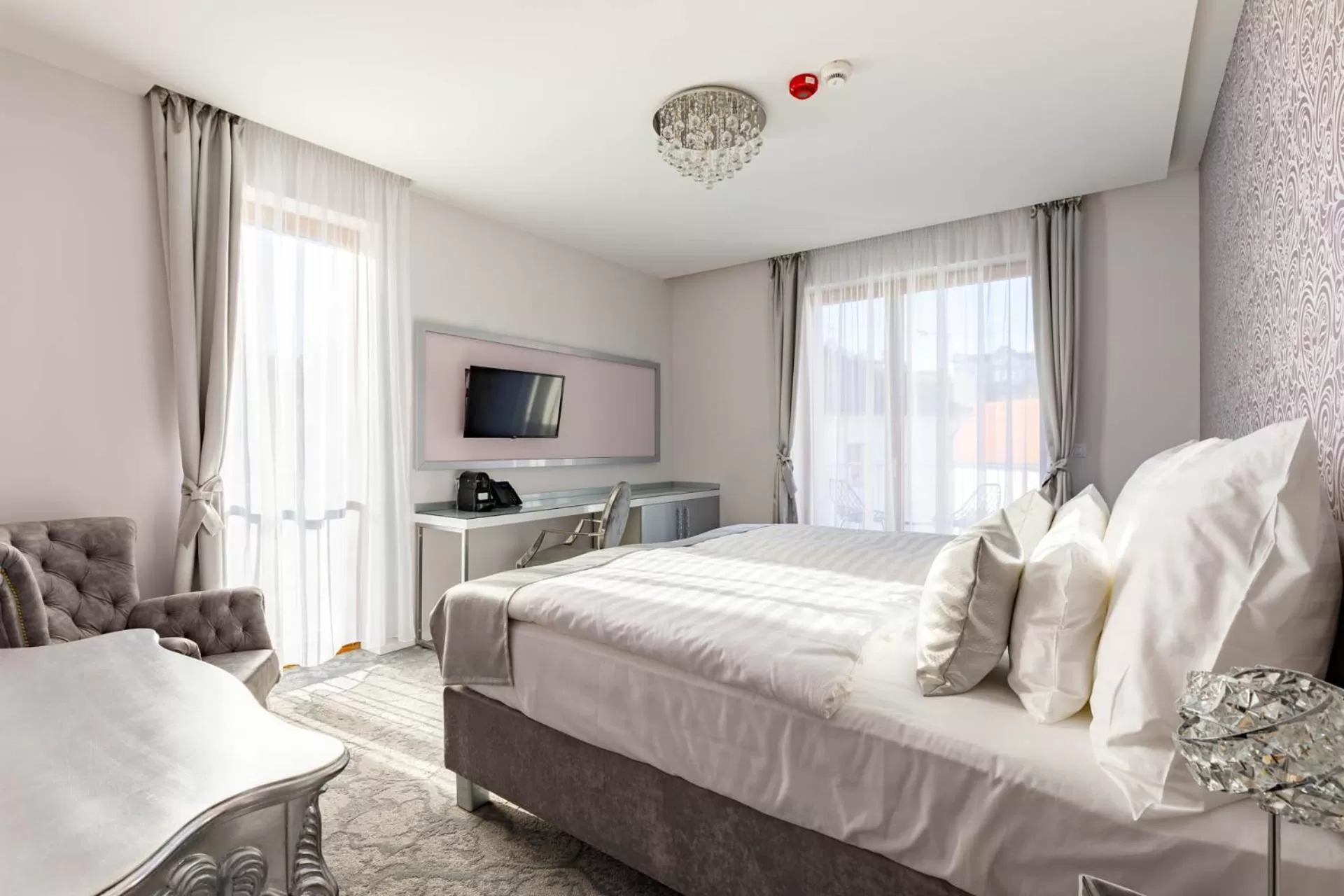 Bed in Hotel Historia Malomkert