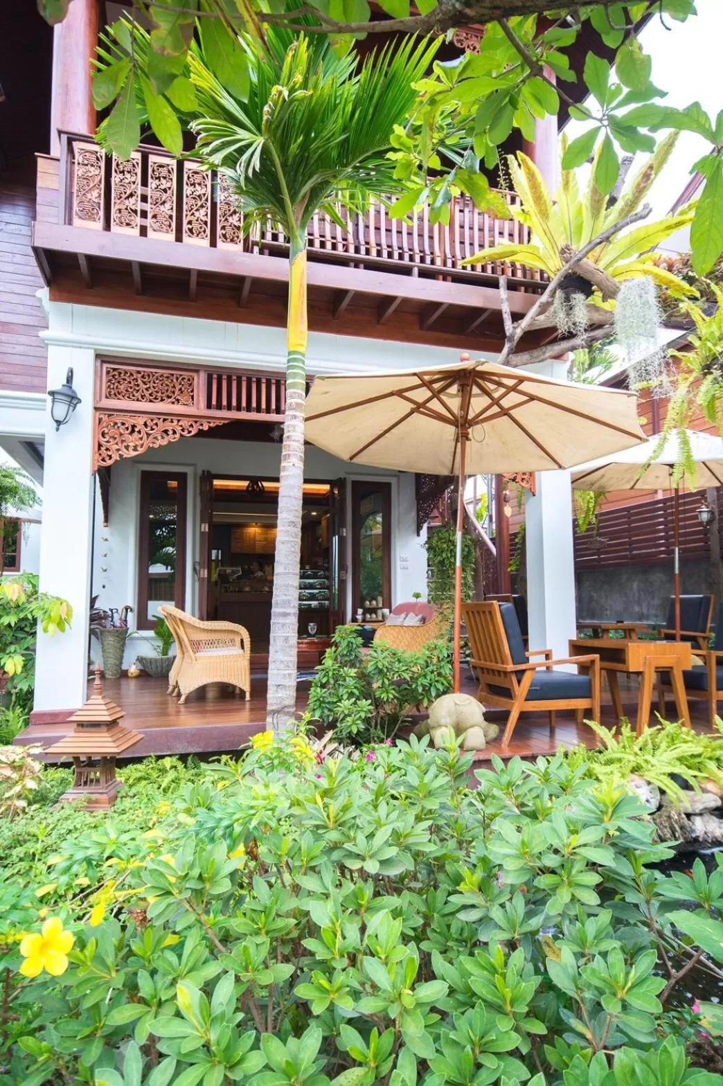 Property building in Rich Garden House Hotel