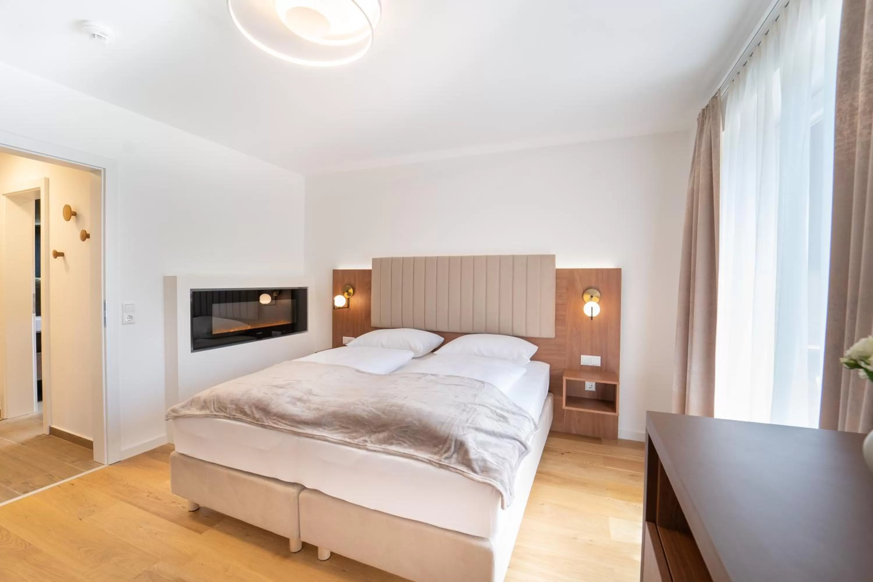 Bedroom, Bed in das mondsee