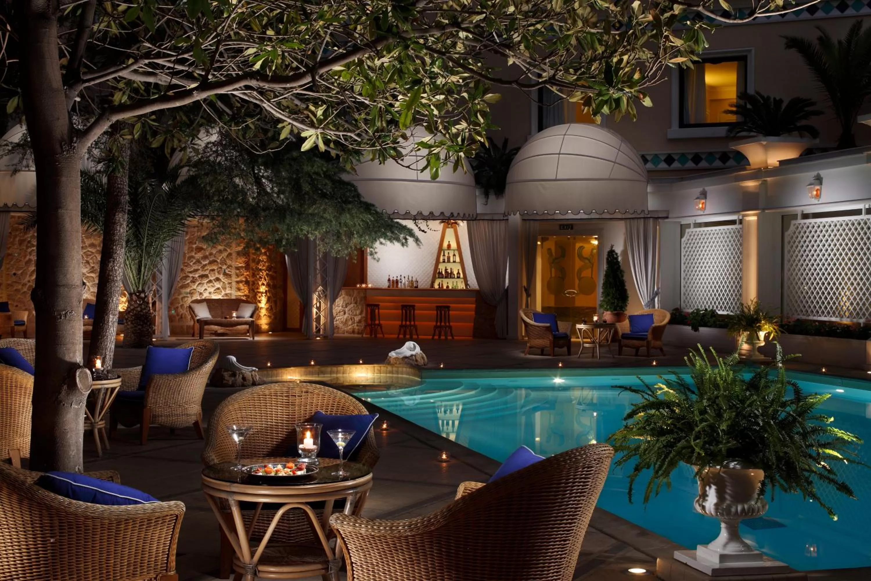 Swimming pool in Royal Olympic Hotel