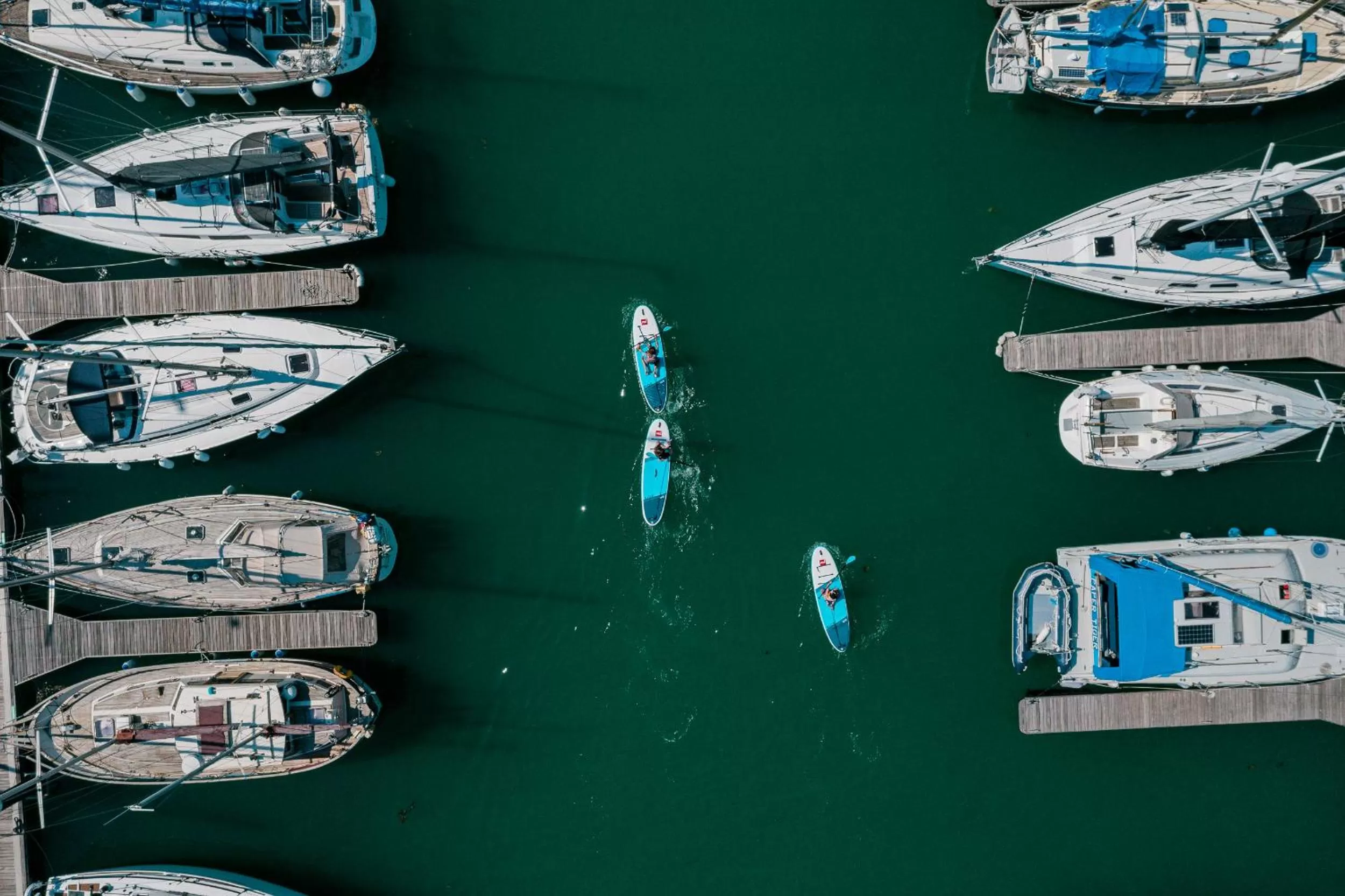 Natural landscape, Bird's-eye View in Rooms at Haslar Marina