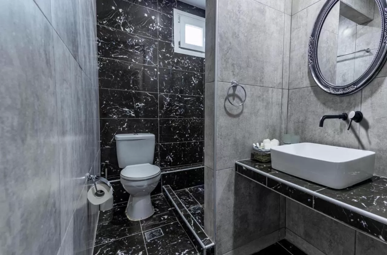 Toilet in Aegean Blue Seaview Studios