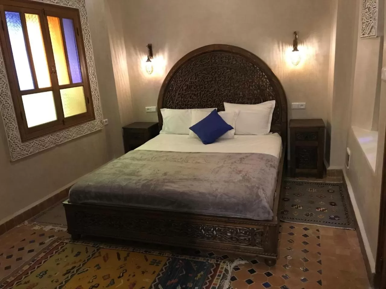 Bed in Riad le petit ksar