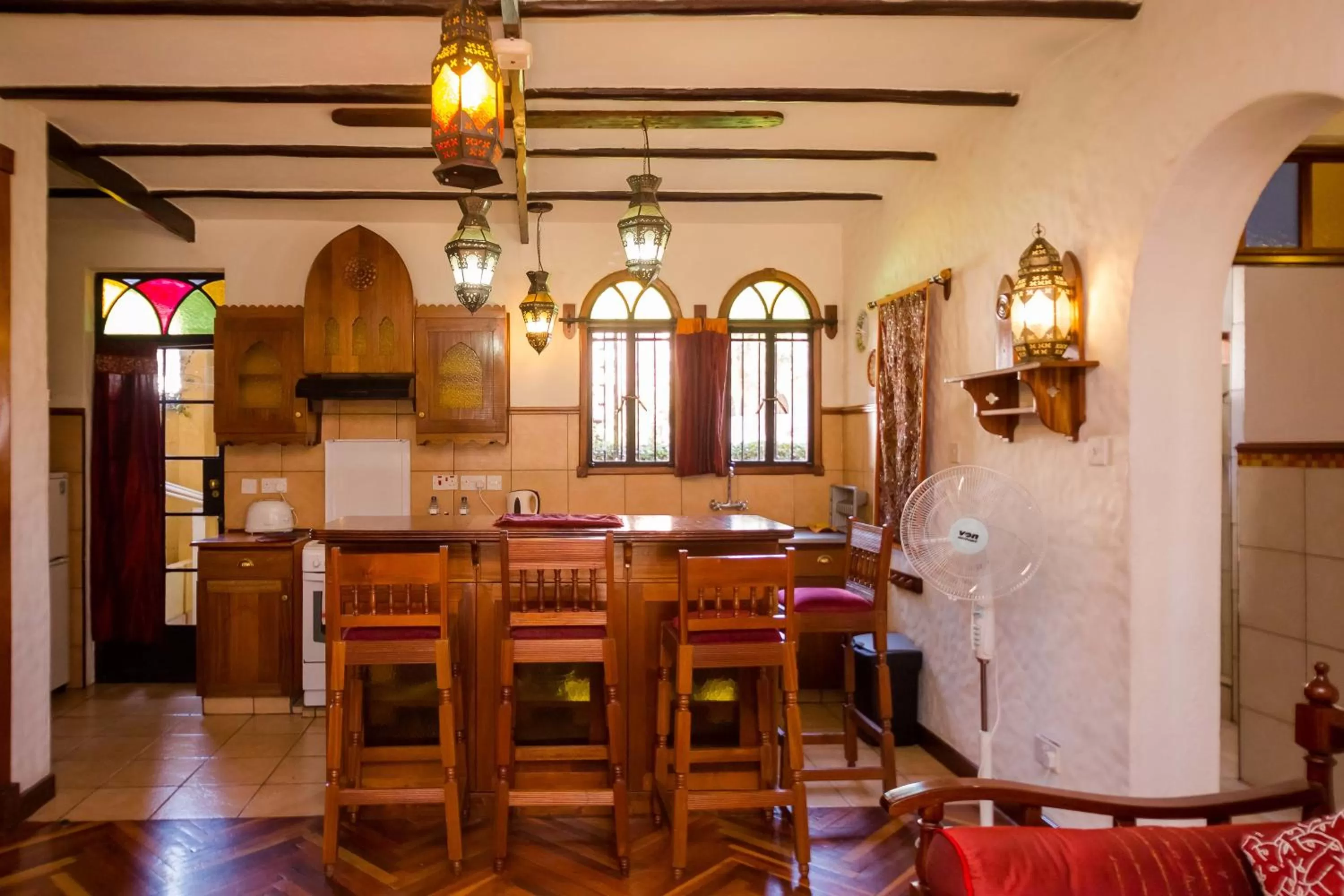 Dining area in The King Post