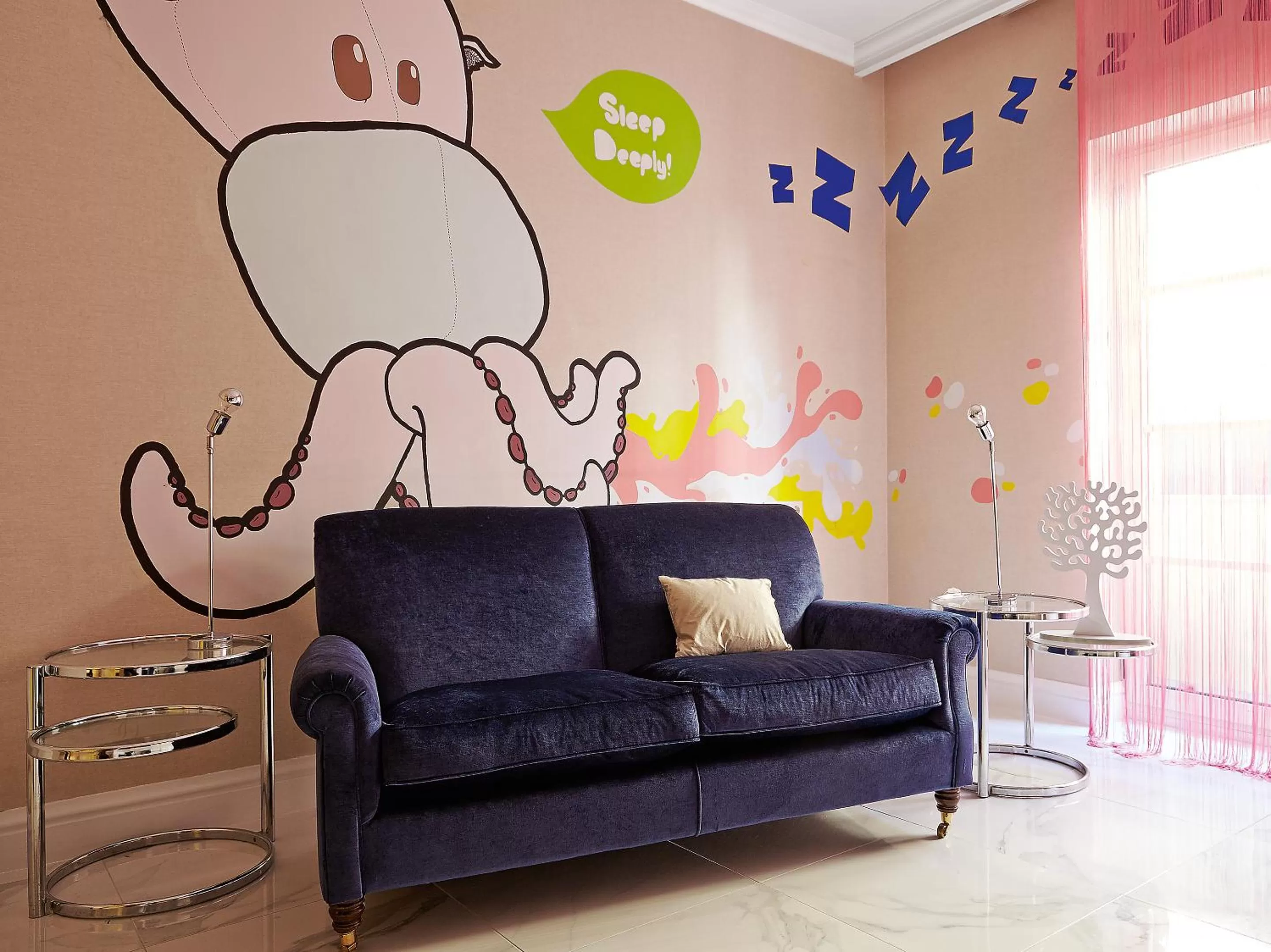 Living room in Grecotel Pallas Athena