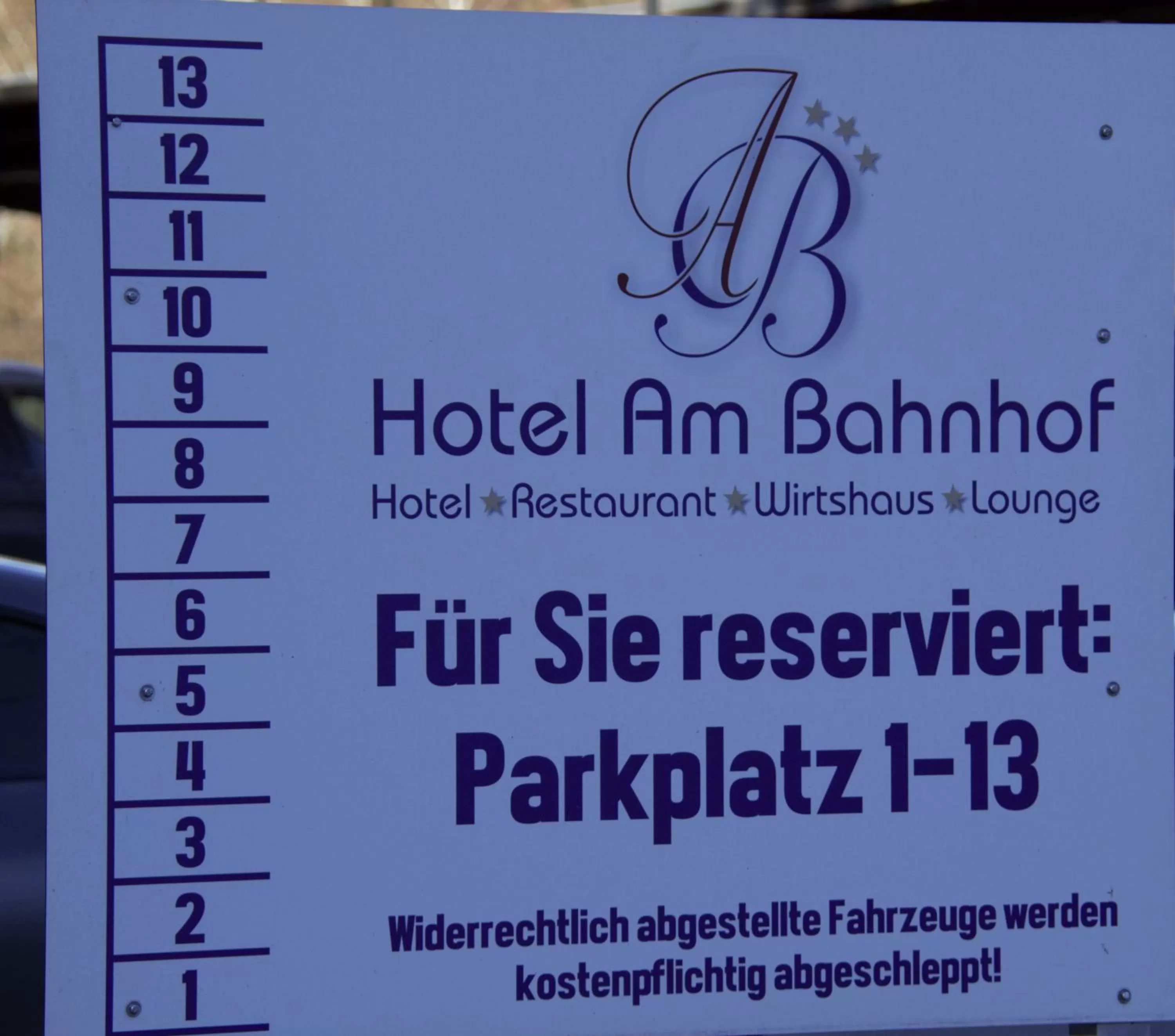 Property logo or sign in Hotel am Bahnhof