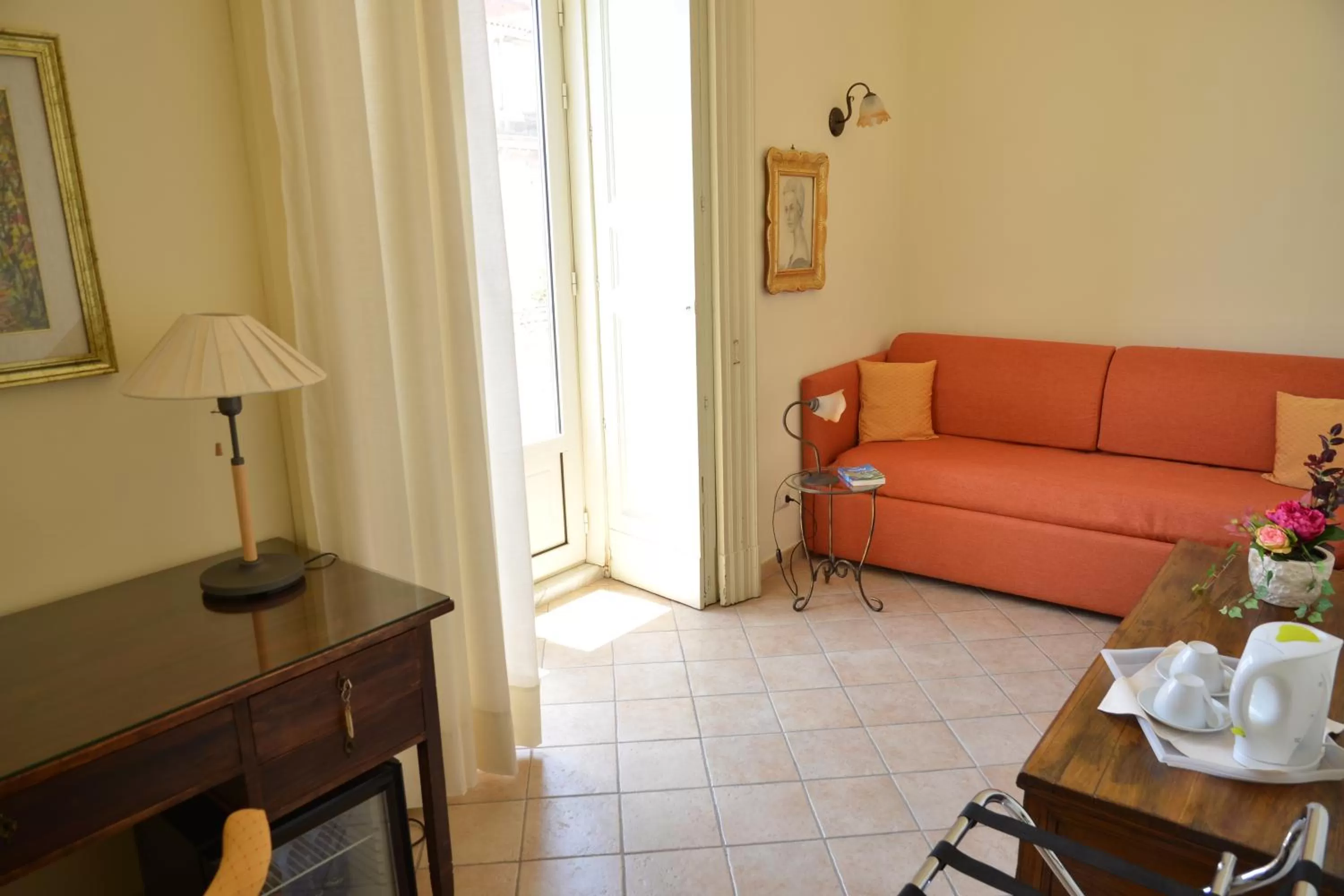 Living room in B&B al Teatro Massimo