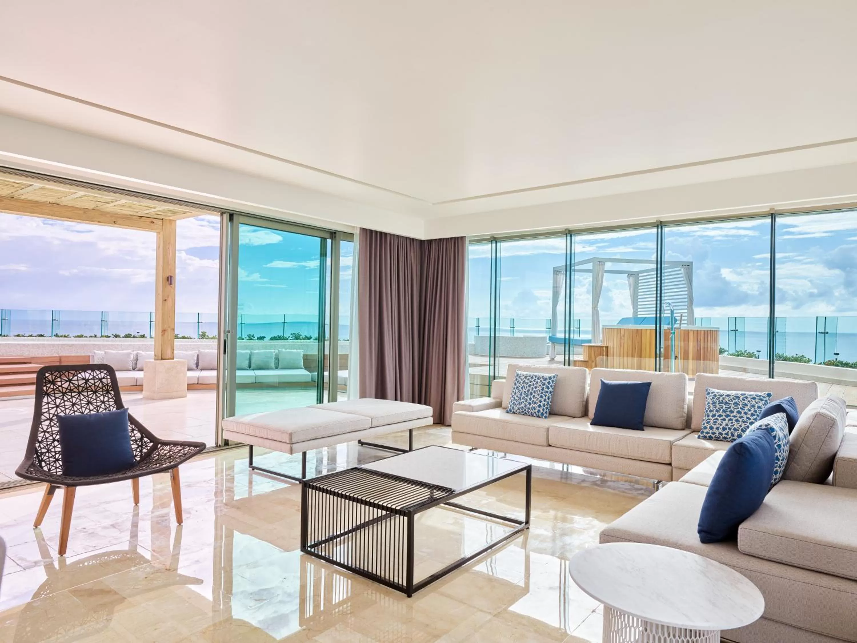 Living room in Live Aqua Cancun - Adults Only - All-Inclusive