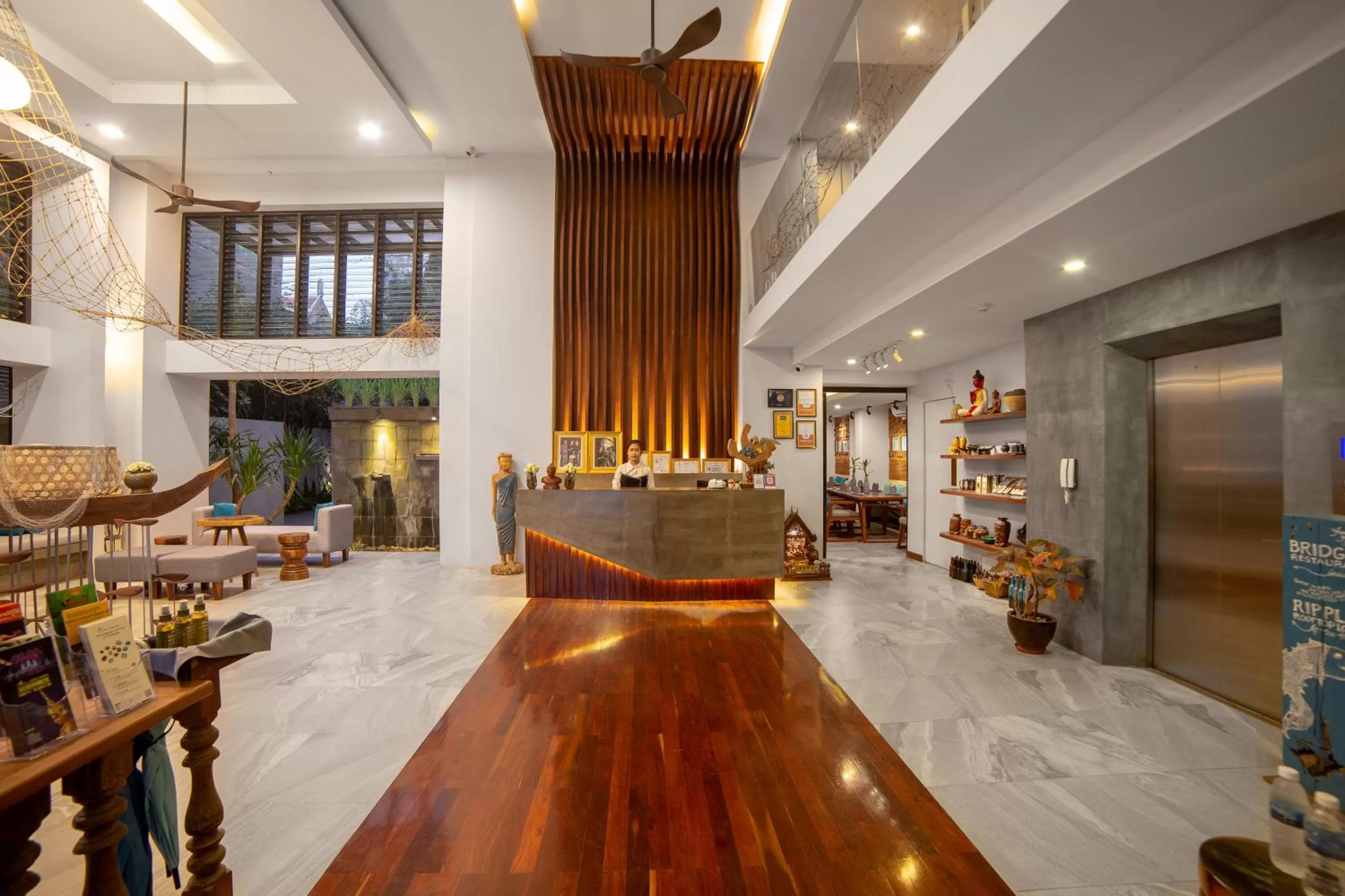 Lobby or reception in Riversoul Boutique