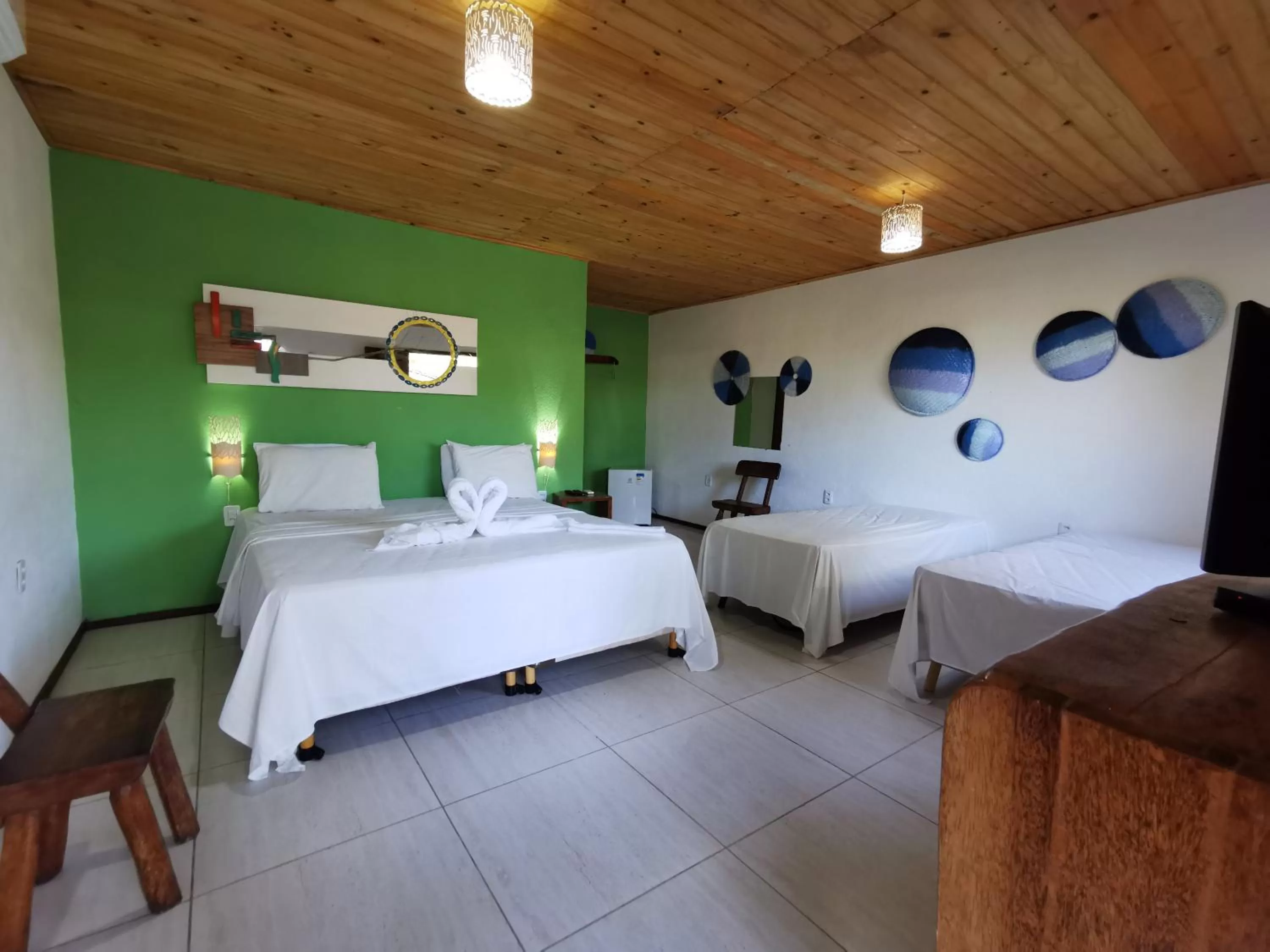 Bed in Pousada e Restaurante Encanto das Águas