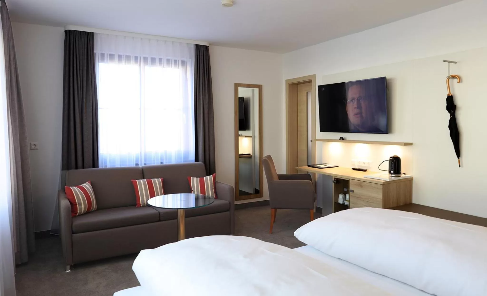 Photo of the whole room, Bed in Hotel Warteck