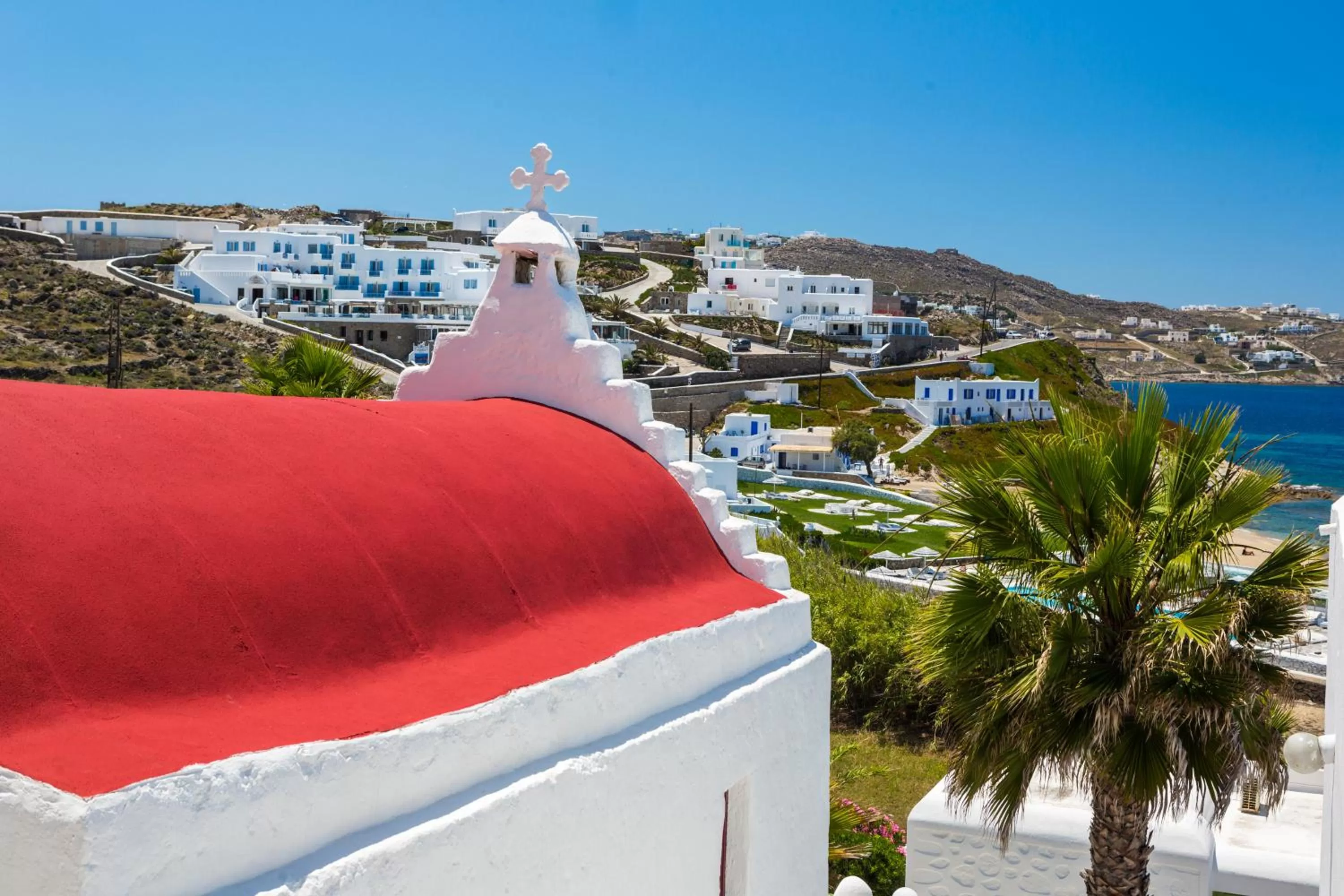 Property building in Mykonos Beach Hotel