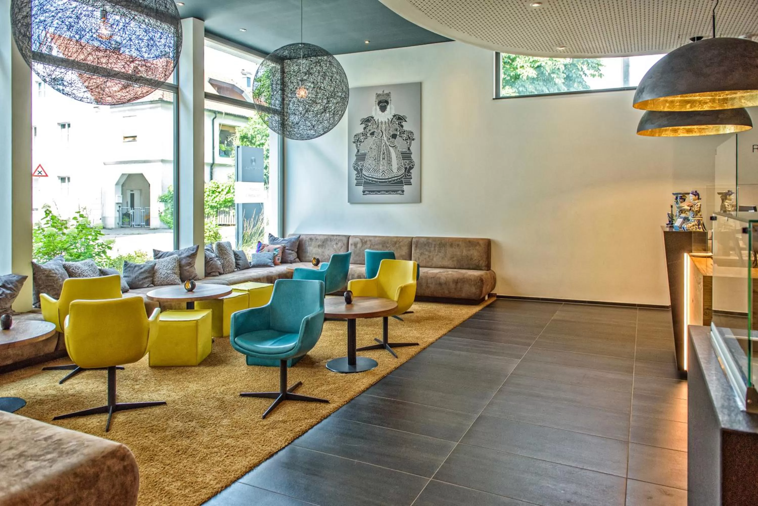 Lobby or reception in AKZENT Hotel Laupheimer Hof