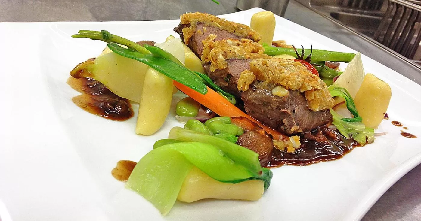 Food close-up in Hotel Falter