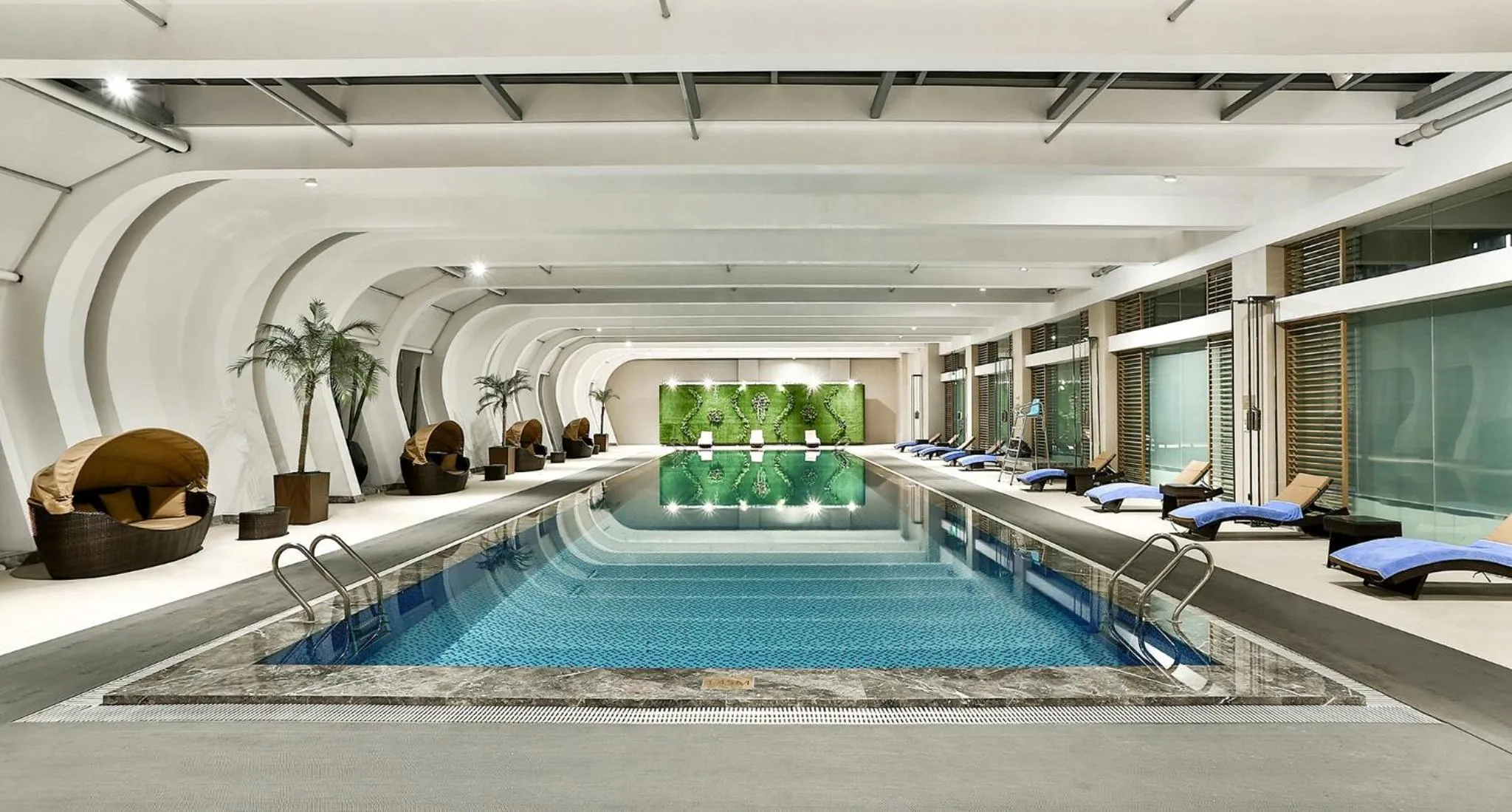 Swimming pool in Crowne Plaza Chengdu Wenjiang by IHG
