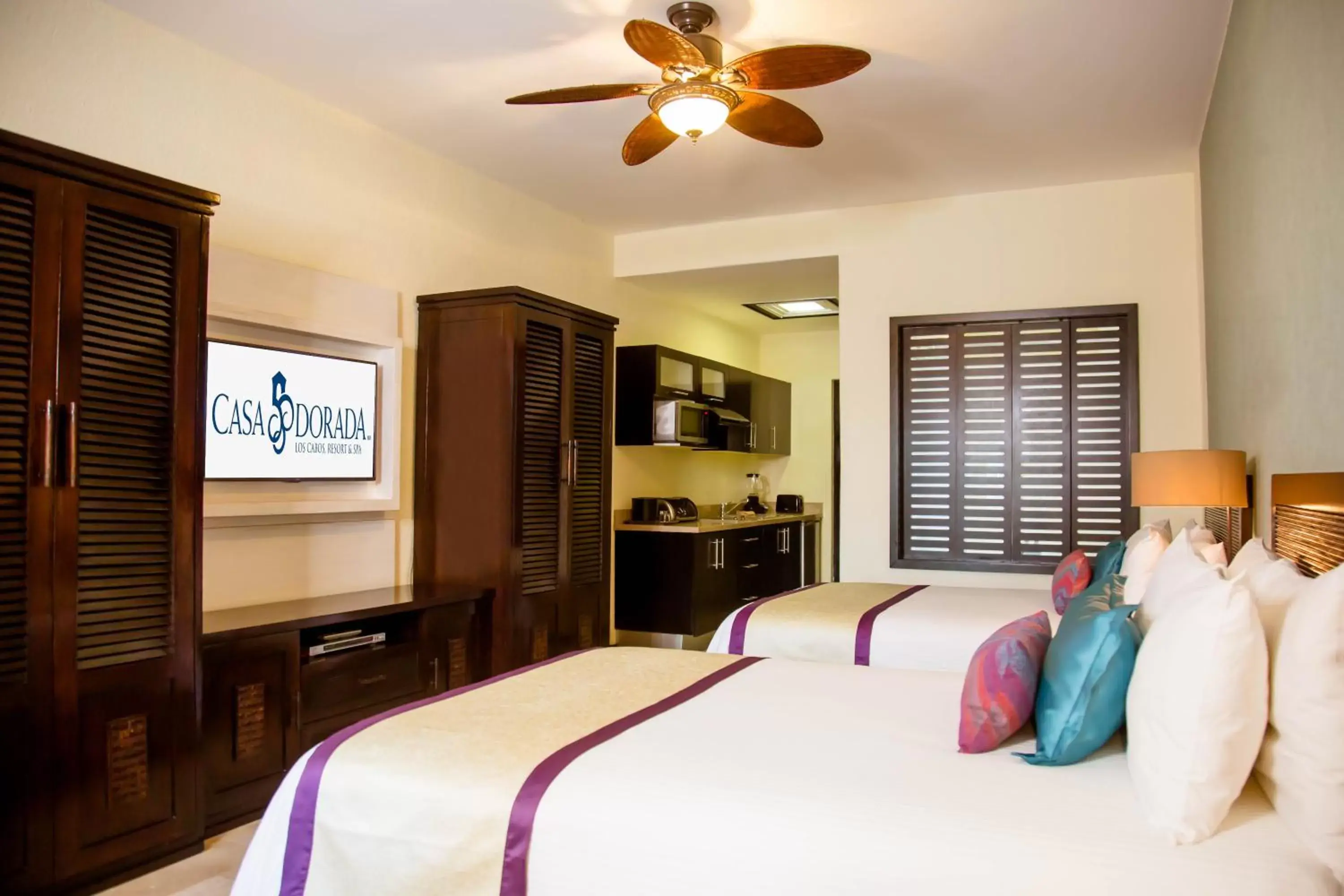 Standard Double Room with Two Double Beds in Casa Dorada Los Cabos Resort & Spa Standard Double Room with Two Double Beds in Casa Dorada Los Cabos Resort & Spa