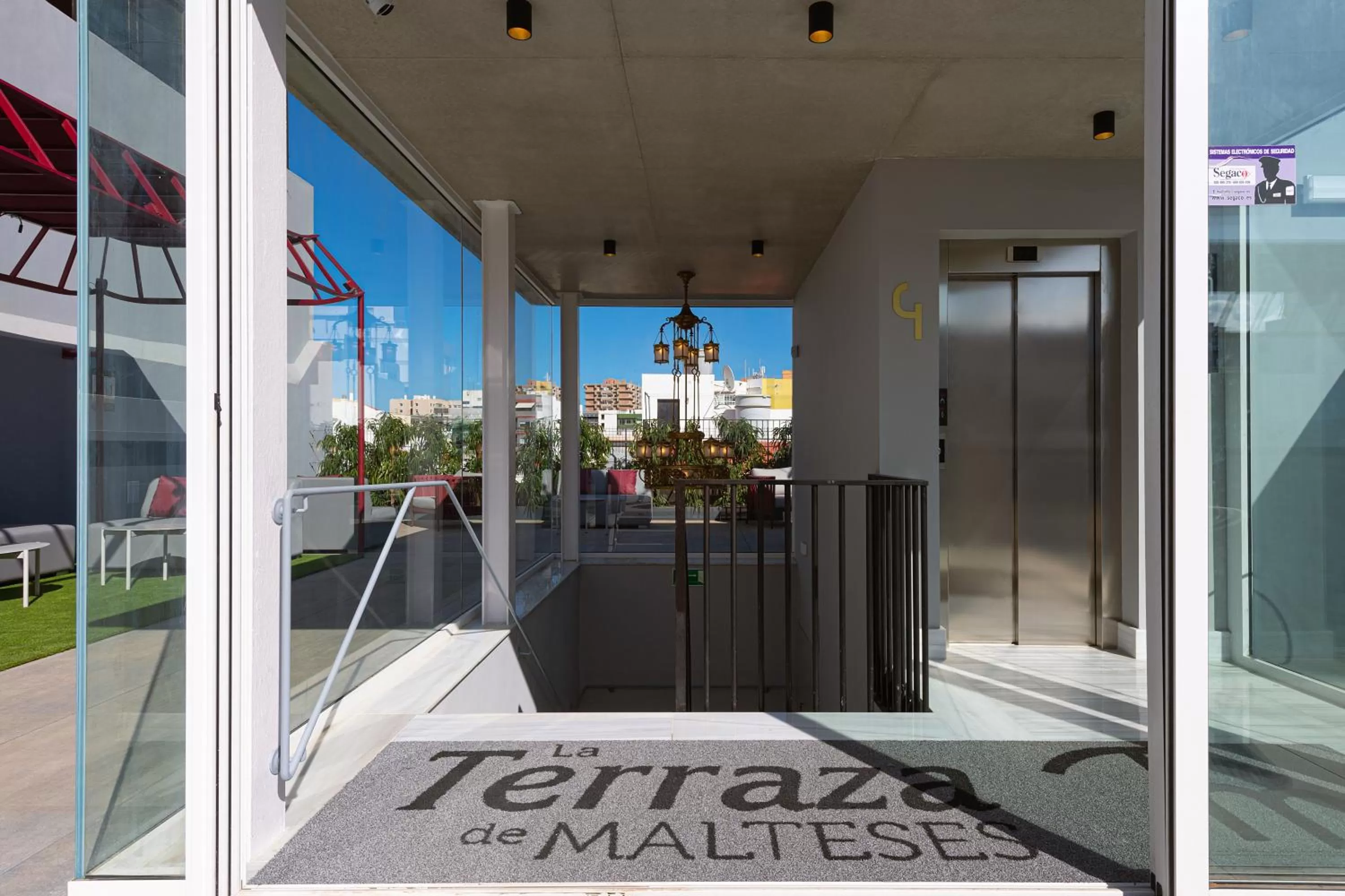 Balcony/Terrace in Boutique Hotel Cordial Malteses