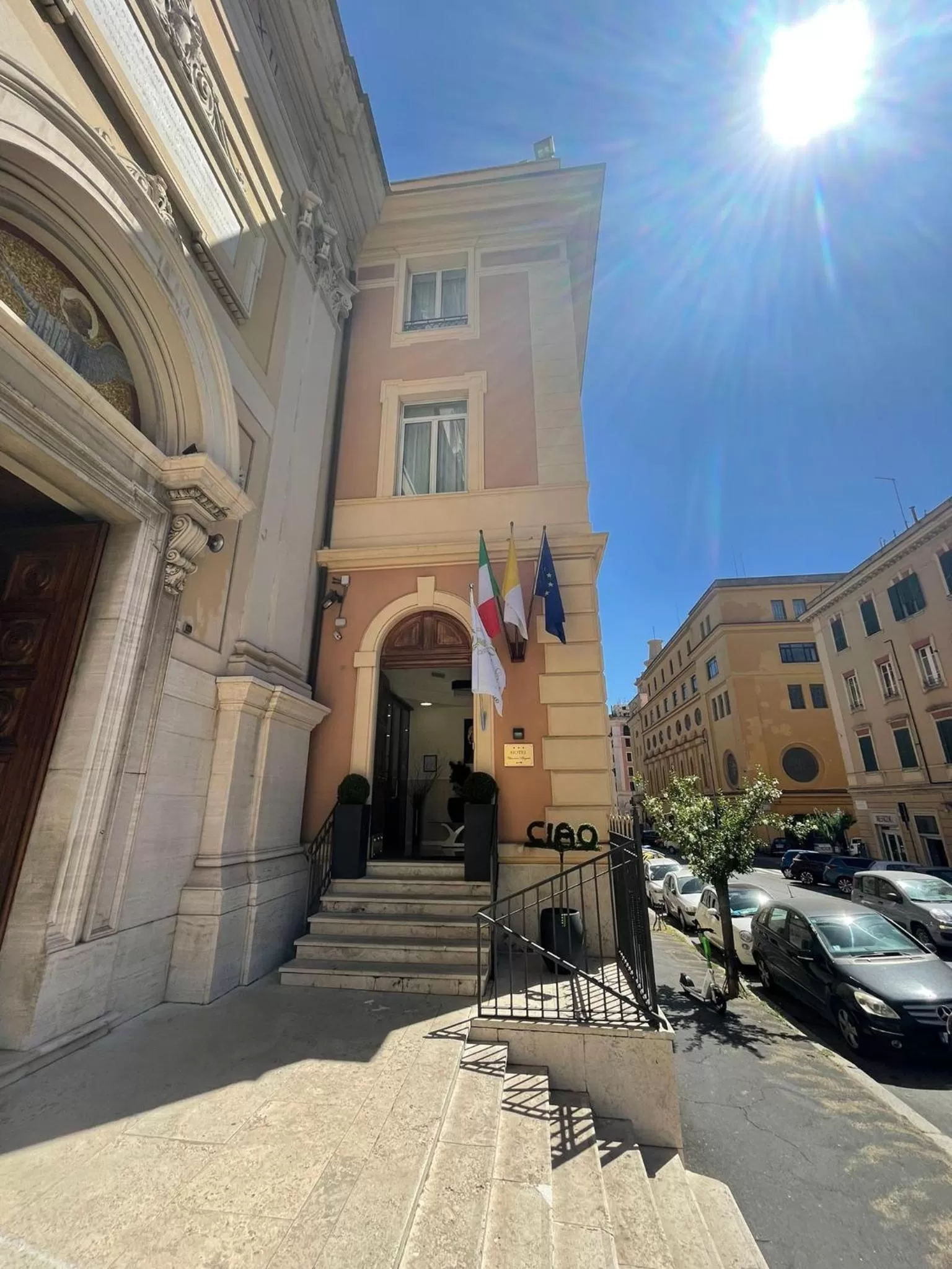 Facade/entrance in Hotel Ottaviano Augusto