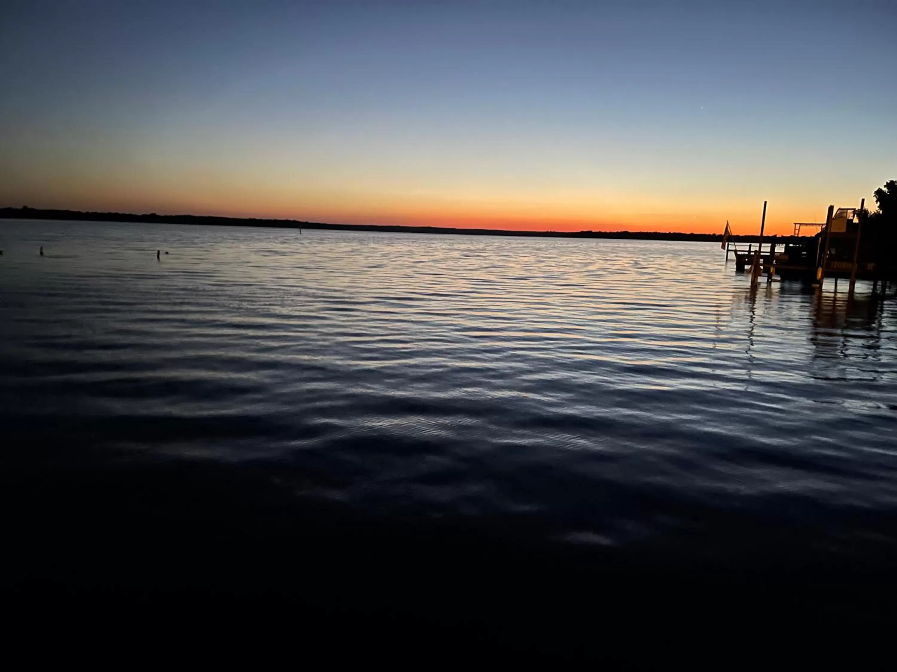 Sunset in Idle Awhile Resort