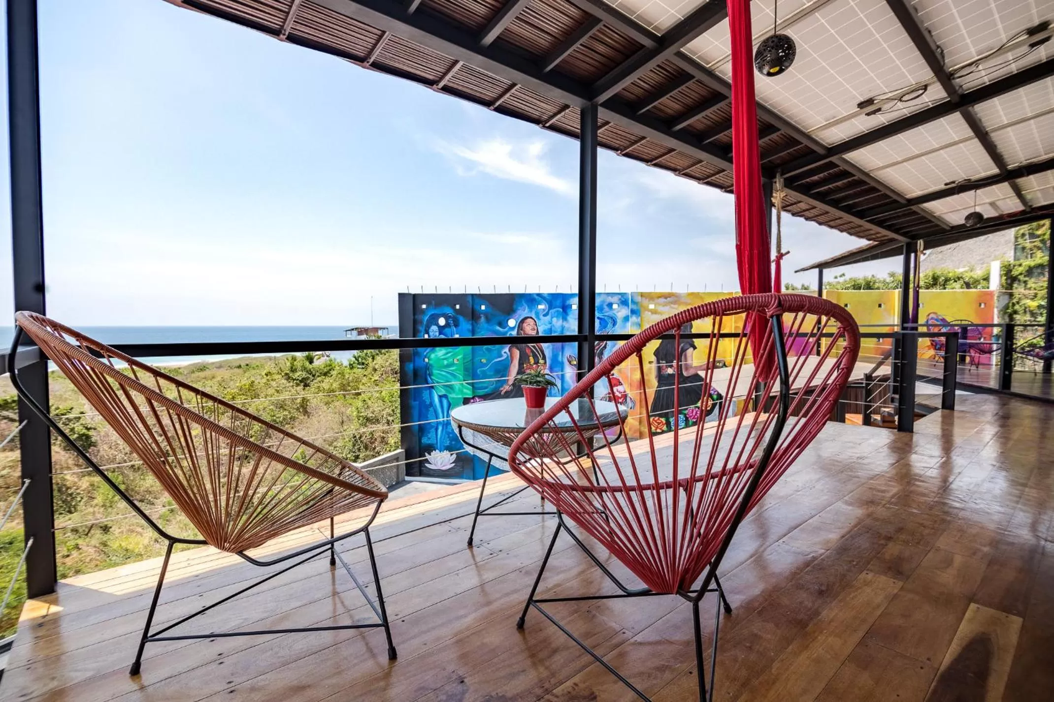 Balcony/Terrace in Cabane Container Hotel - ADULTS ONLY