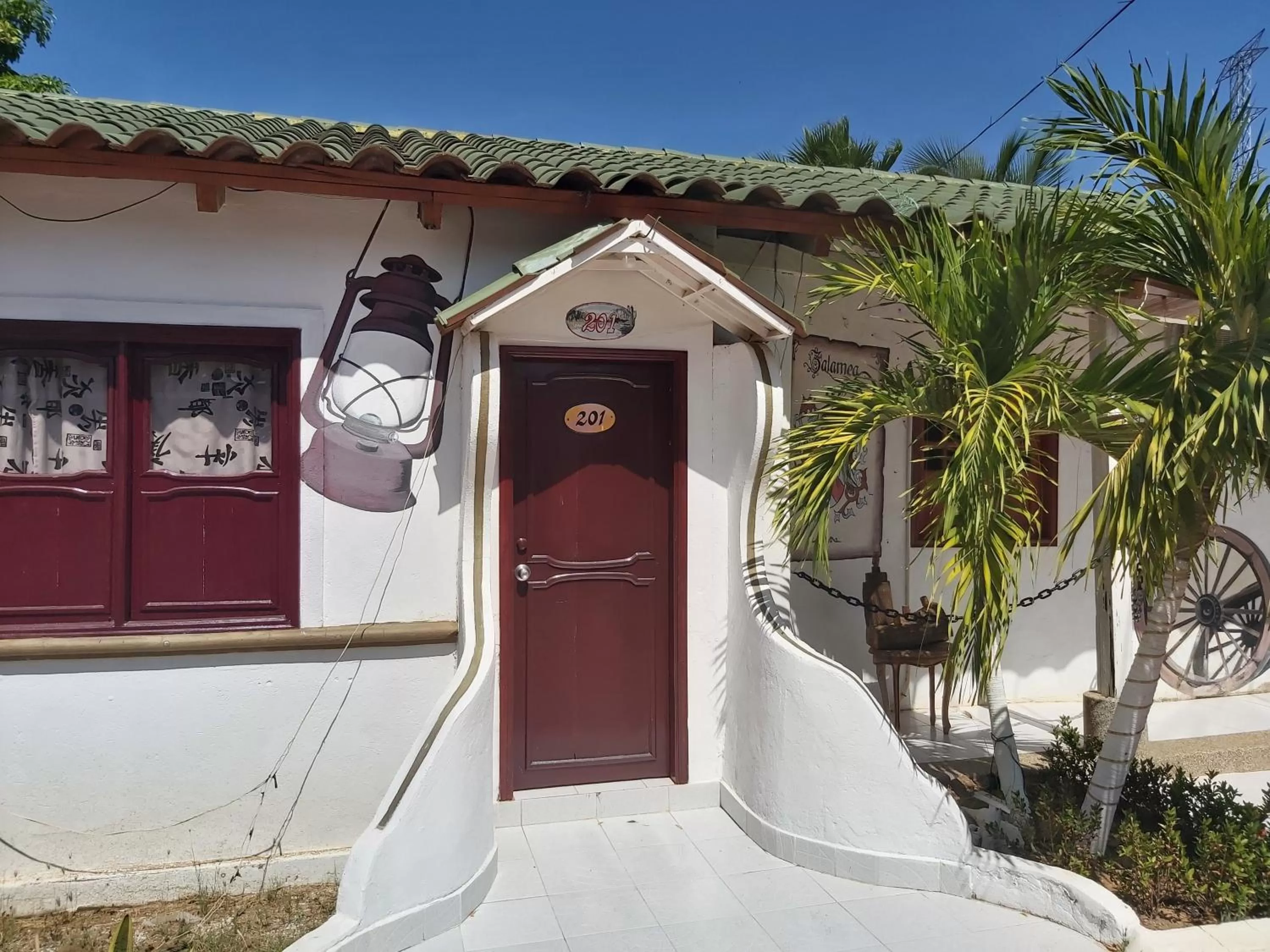 Facade/entrance in Eco-Hotel Villa Elina