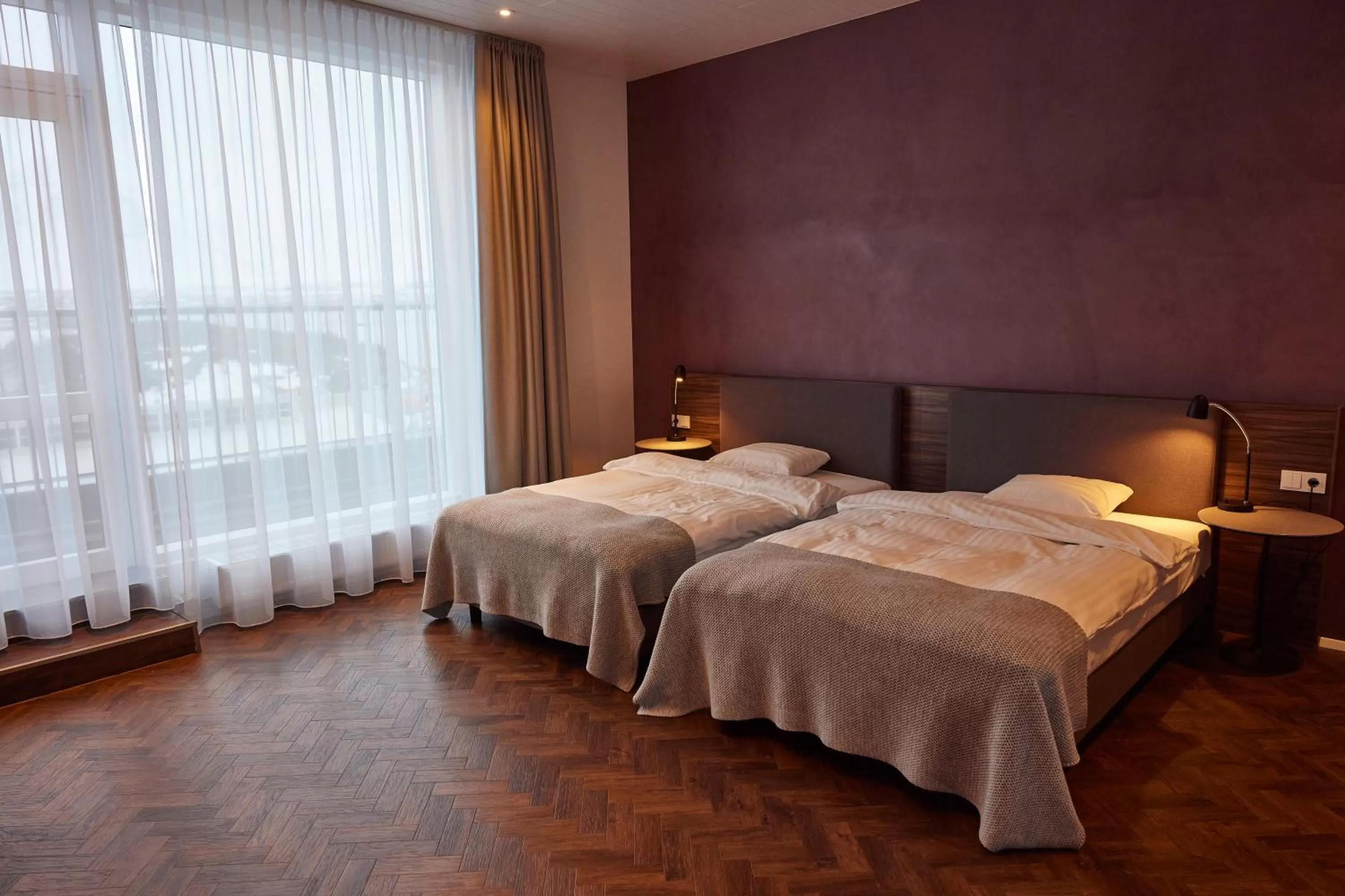 Bed in Hótel Vesturland