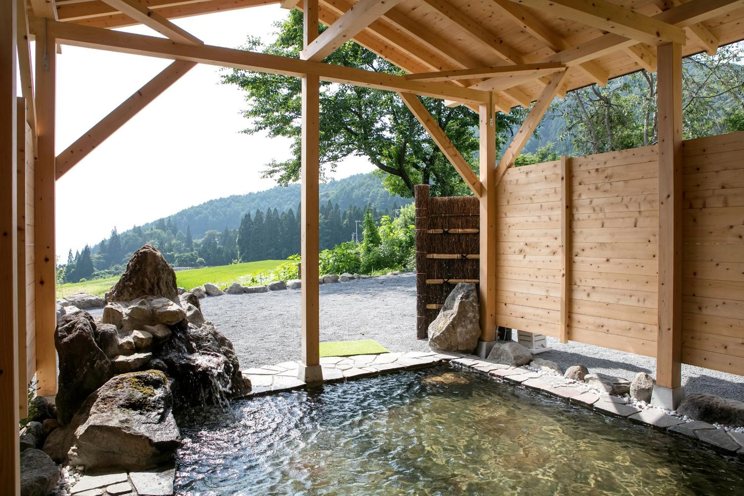 Hot Spring Bath in Ryokan Warabino