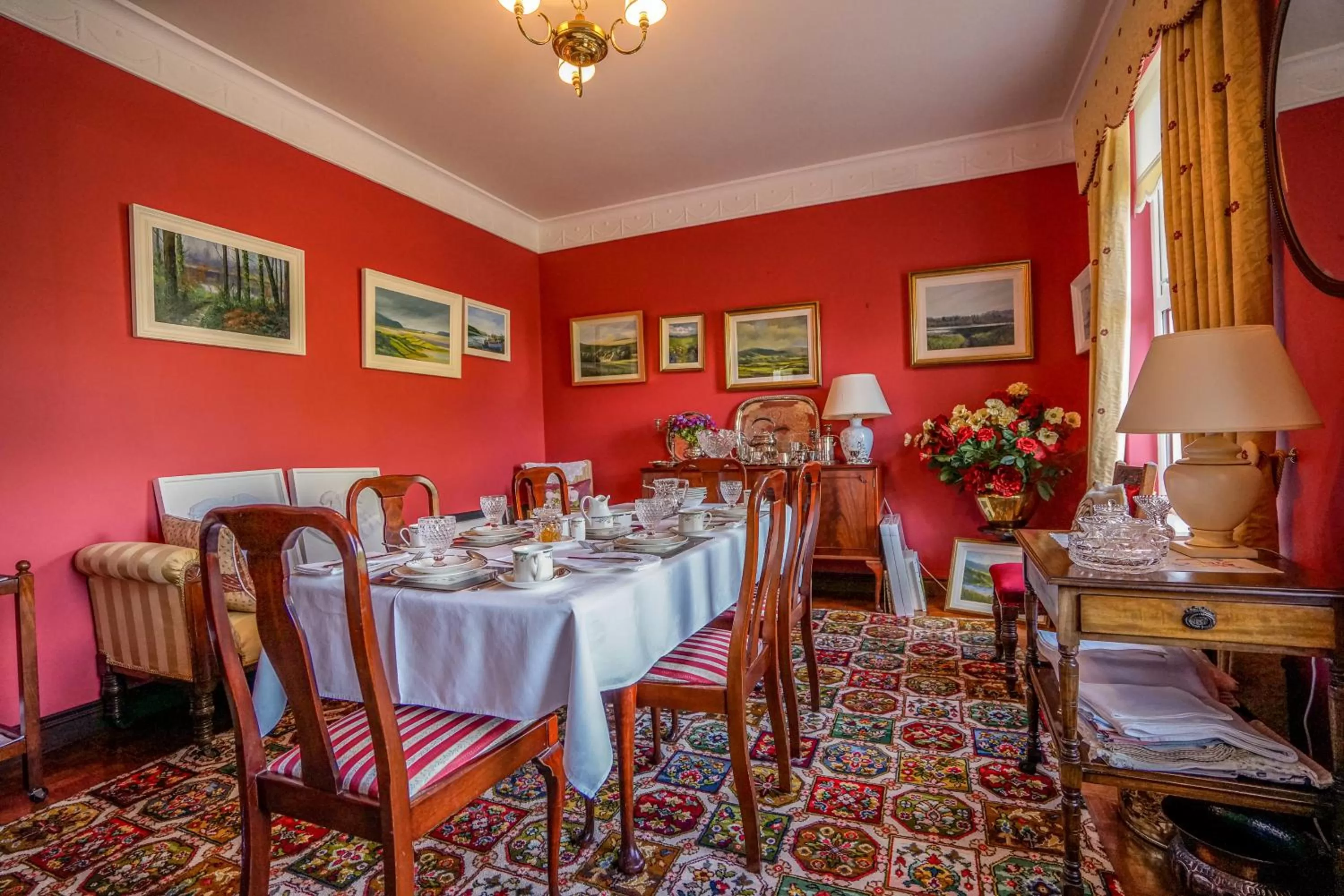 Dining area in Tattykeel House