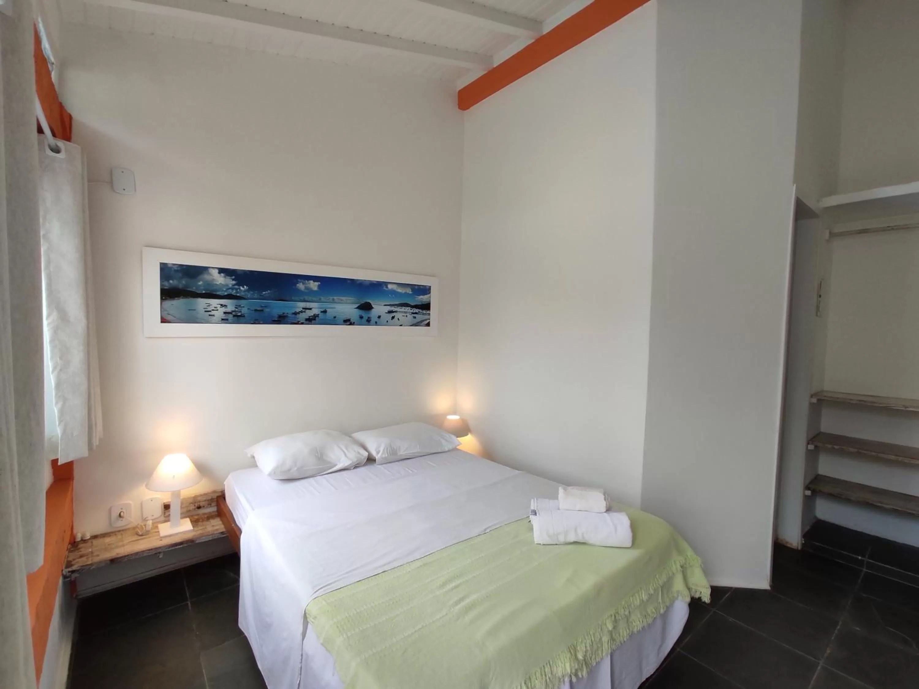 Bed in Pousada Manaaki