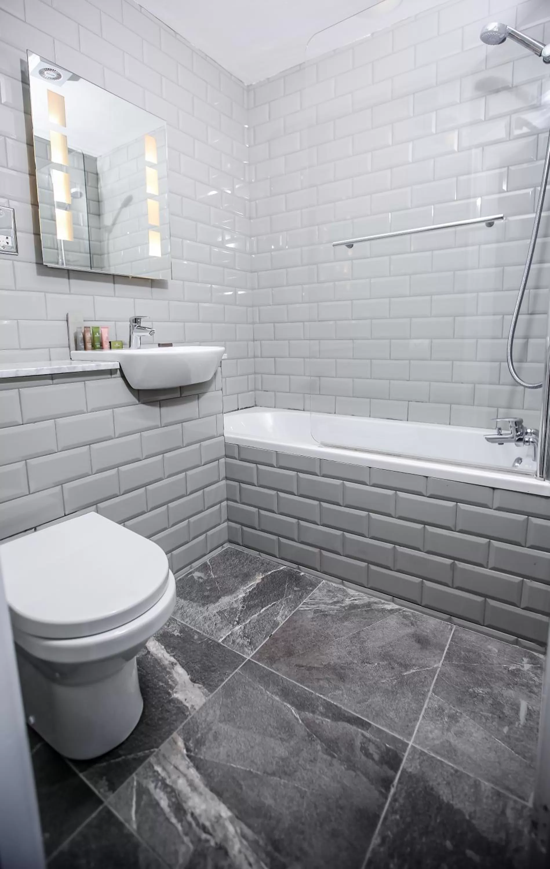 Bathroom in Bowburn Hall Hotel