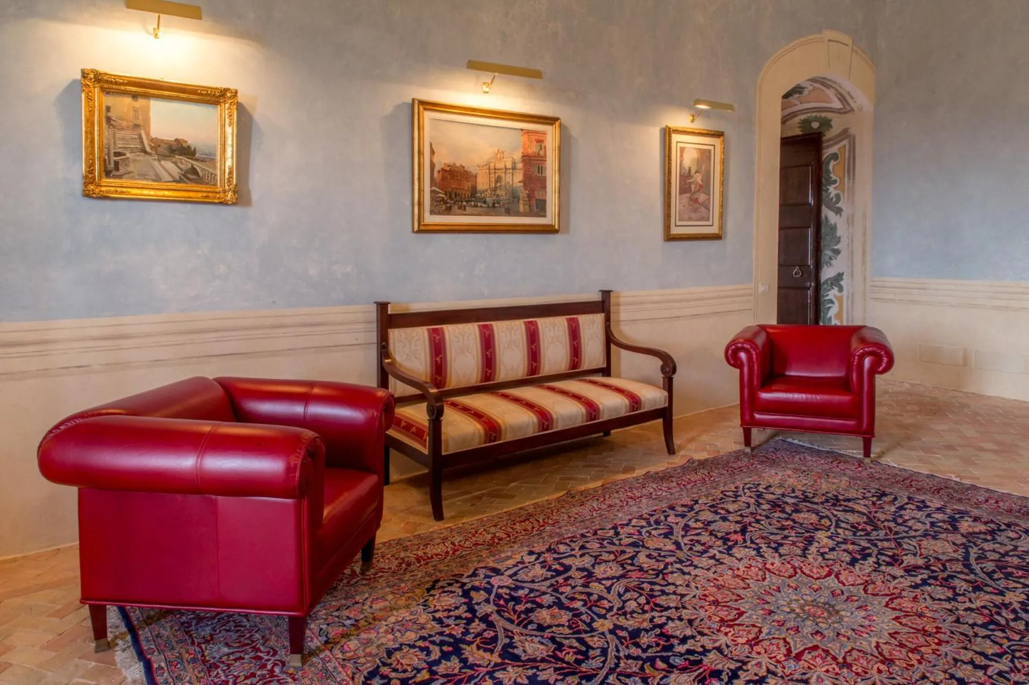 Lobby or reception in Palazzo Viceconte