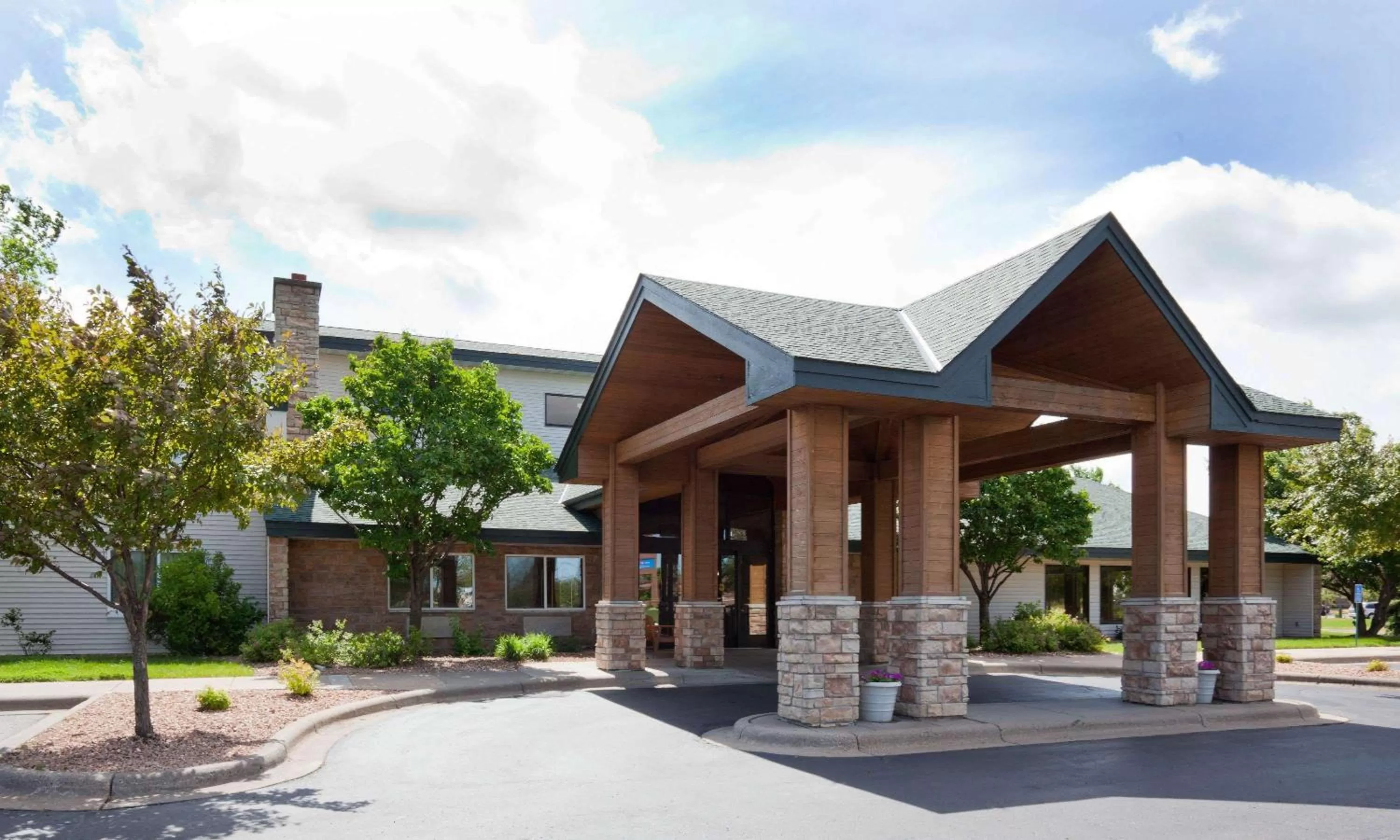 Property building in AmericInn by Wyndham Coon Rapids