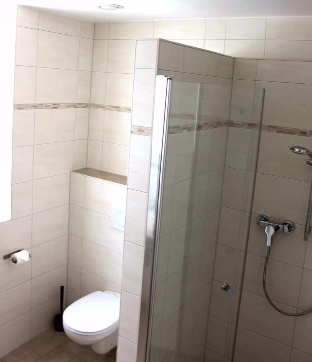 Shower in greenpartment Boardinghouse Neustadt