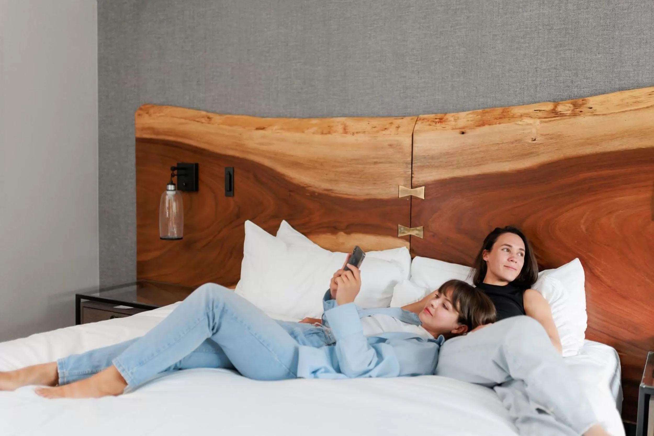 Bed in Fairmont Chateau Whistler