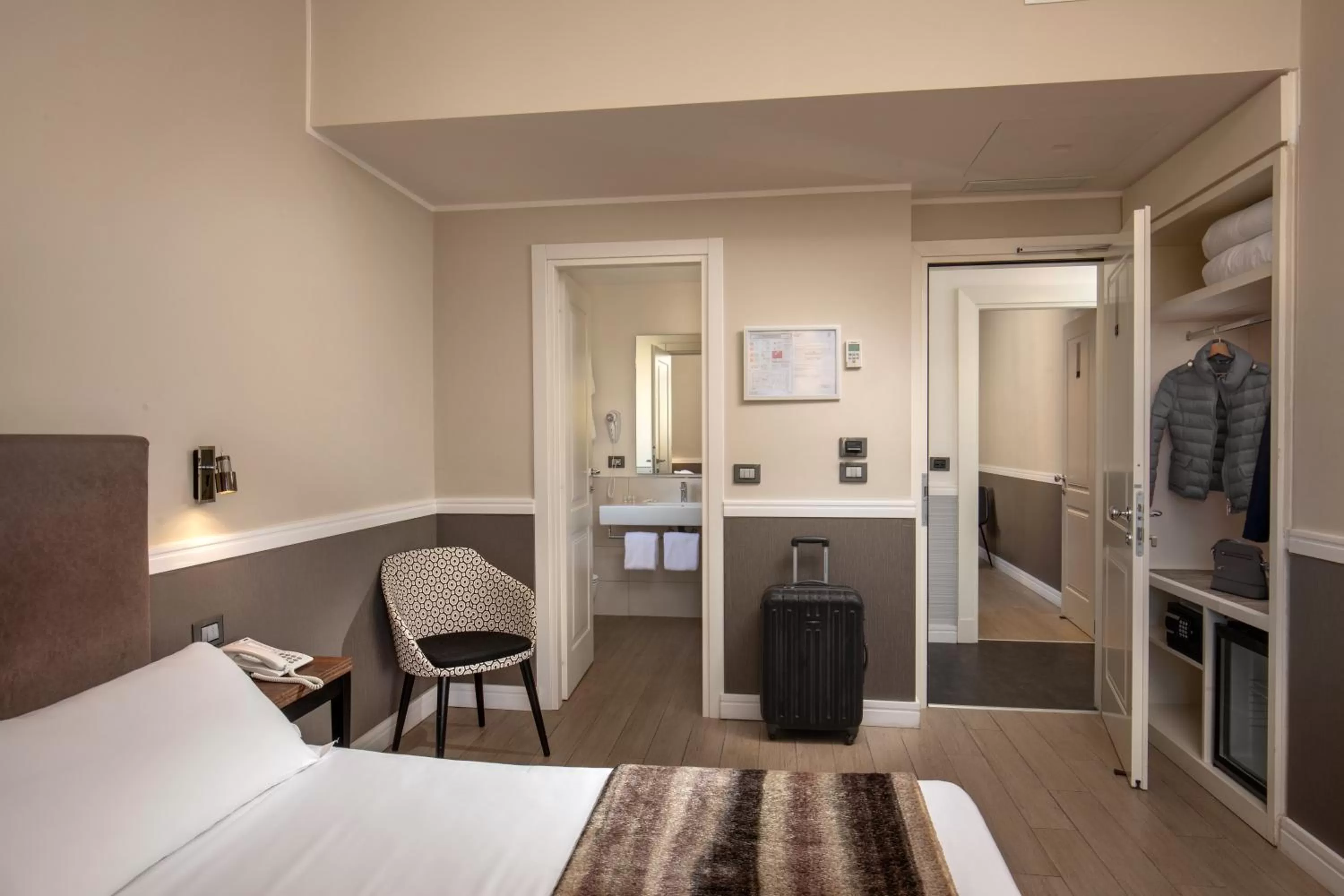 Bathroom, Bed in Fragrance Hotel St. Peter