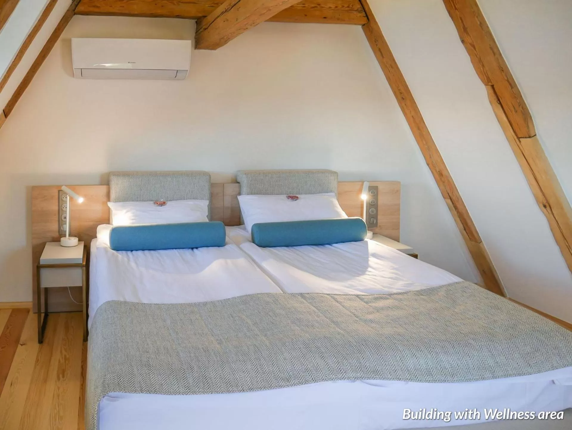 Bedroom, Bed in Hotel Spichrz