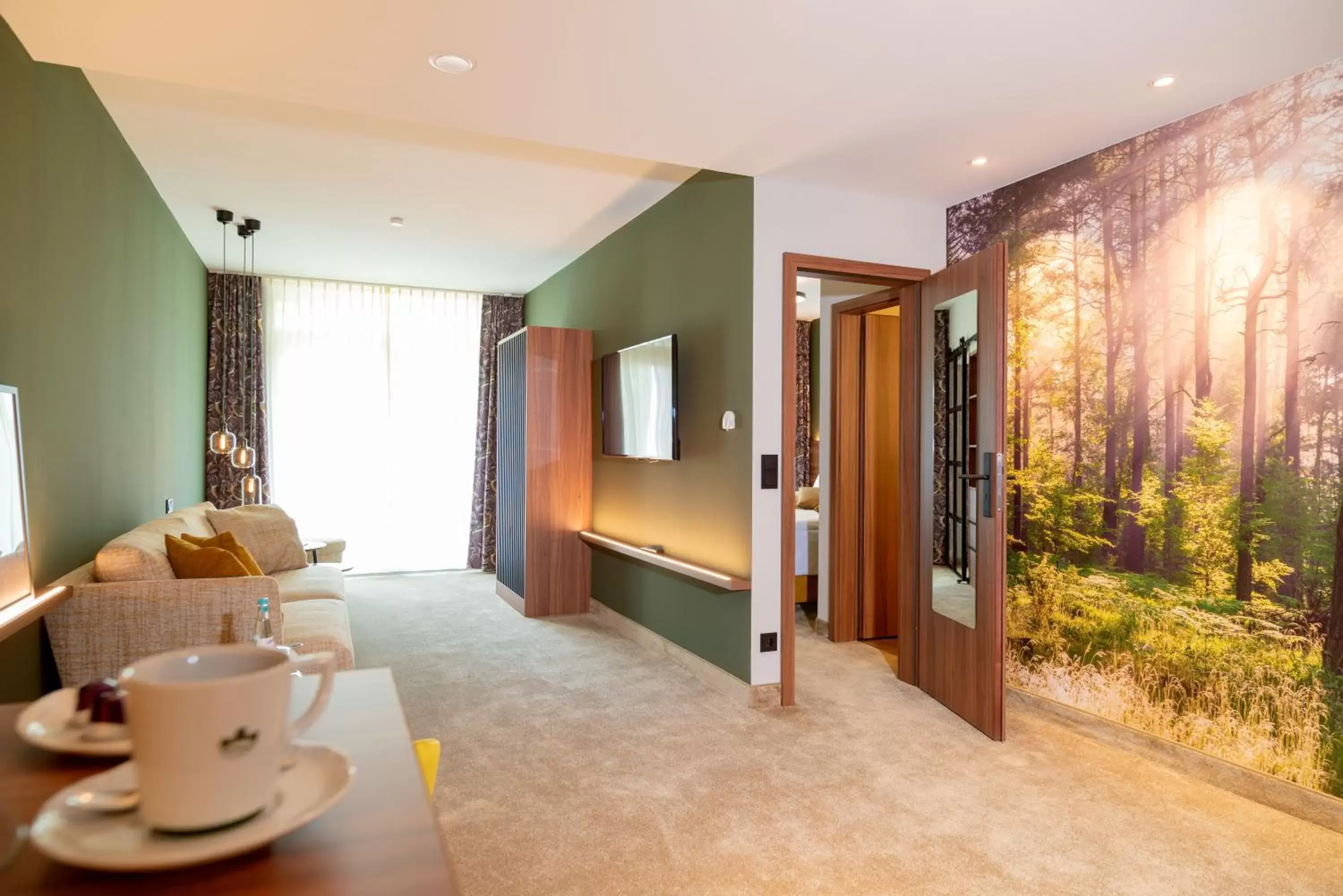 Deluxe Junior Suite in Waldhotel Tannenhäuschen Deluxe Junior Suite in Waldhotel Tannenhäuschen