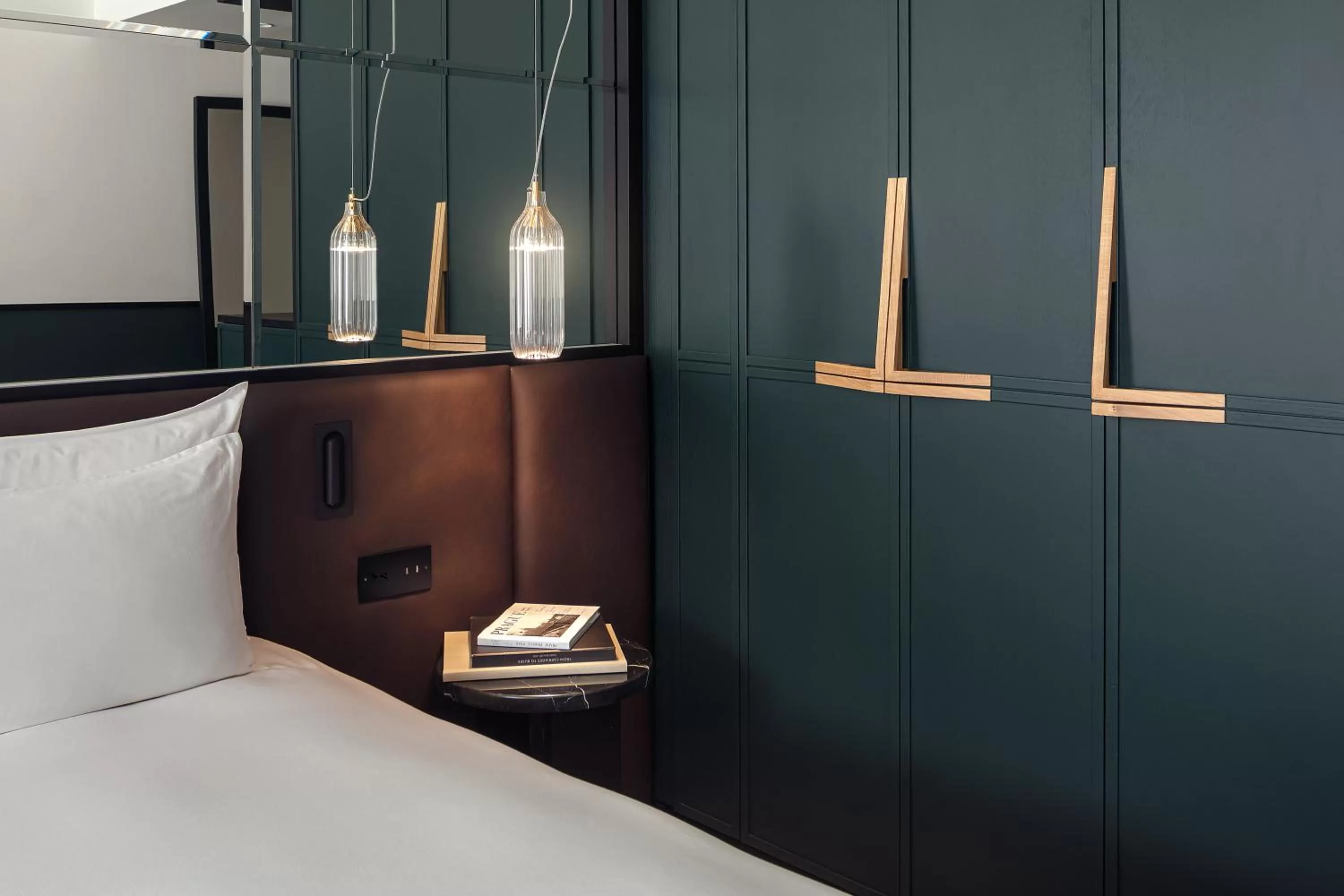 wardrobe, Bed in Almanac X Alcron Prague