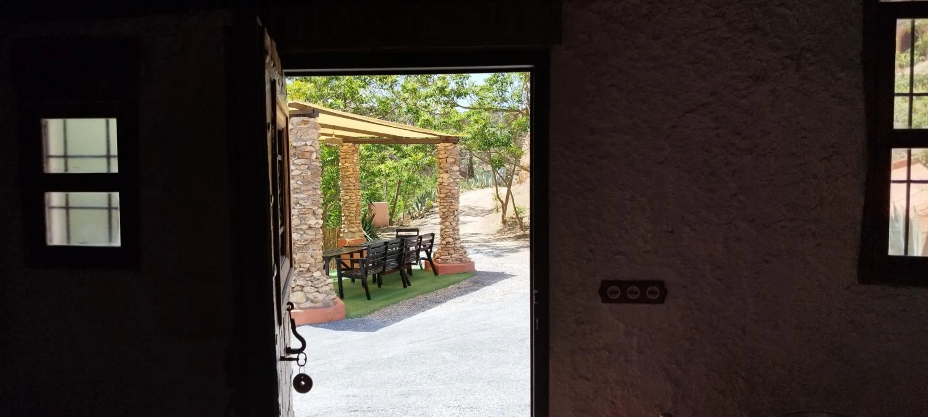BBQ facilities in Casas Cueva y Cortijo La Tala en Guadix